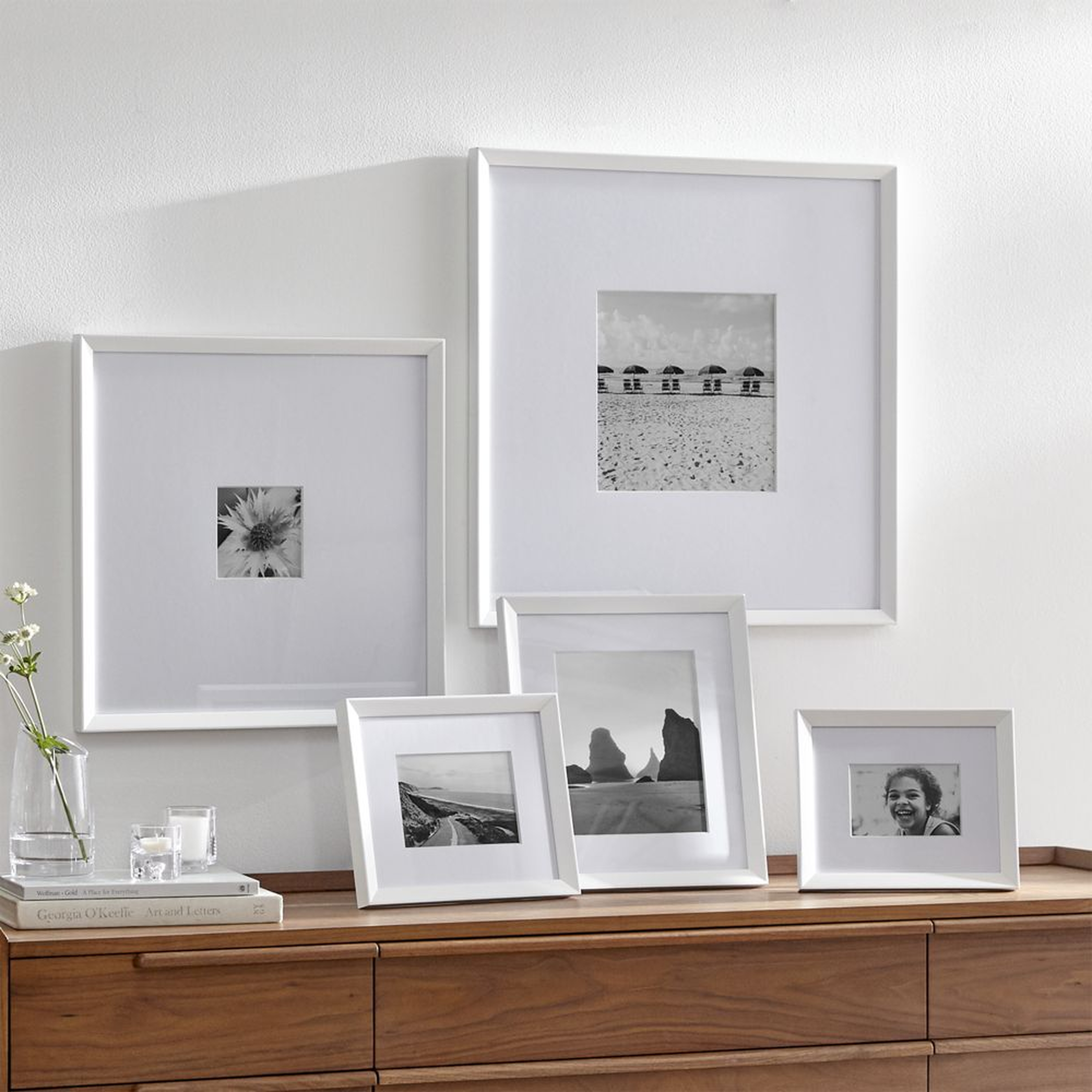 Icon White Frame Gallery, Set of 5 - Crate and Barrel