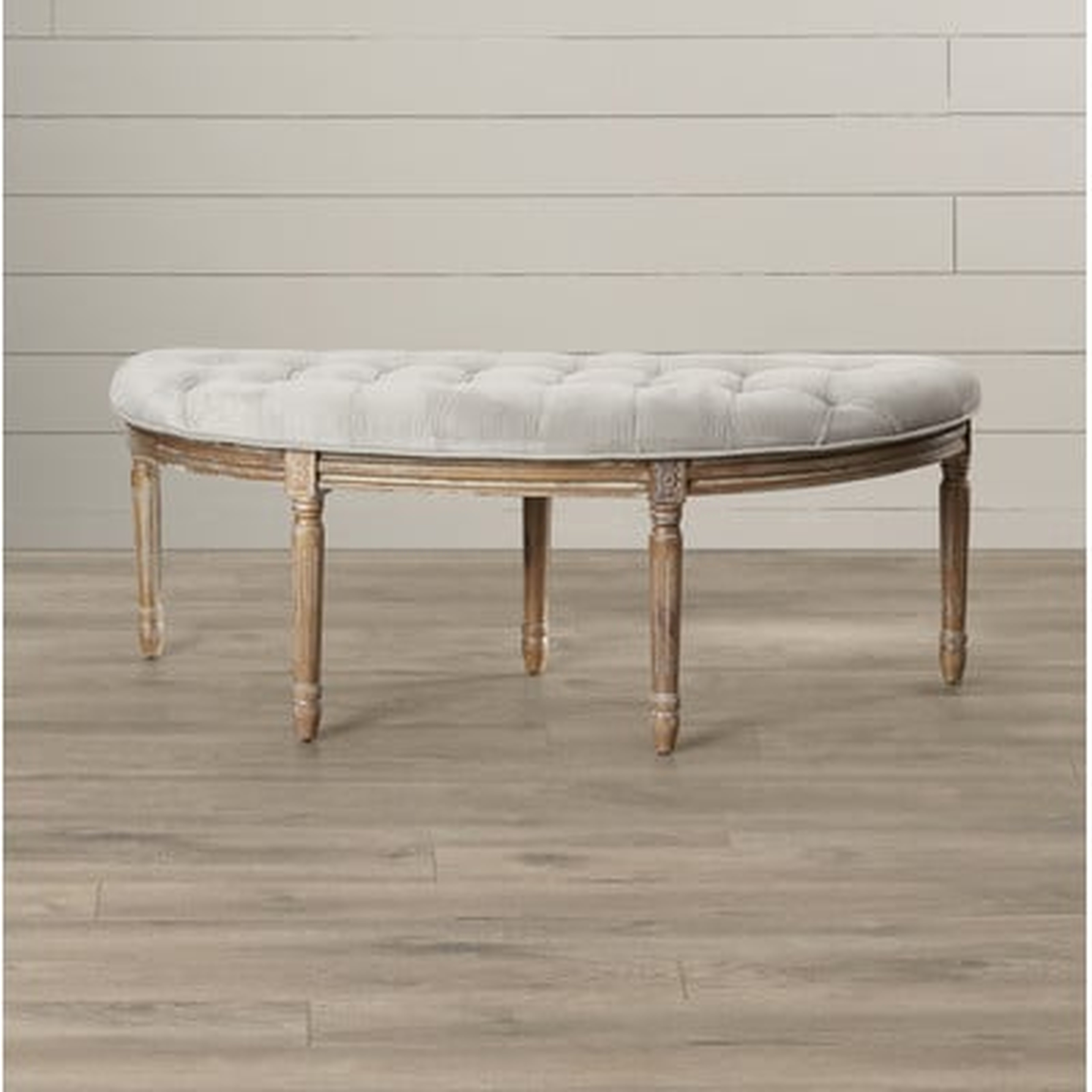Javed Semi-Circle Upholstered Bench - Wayfair