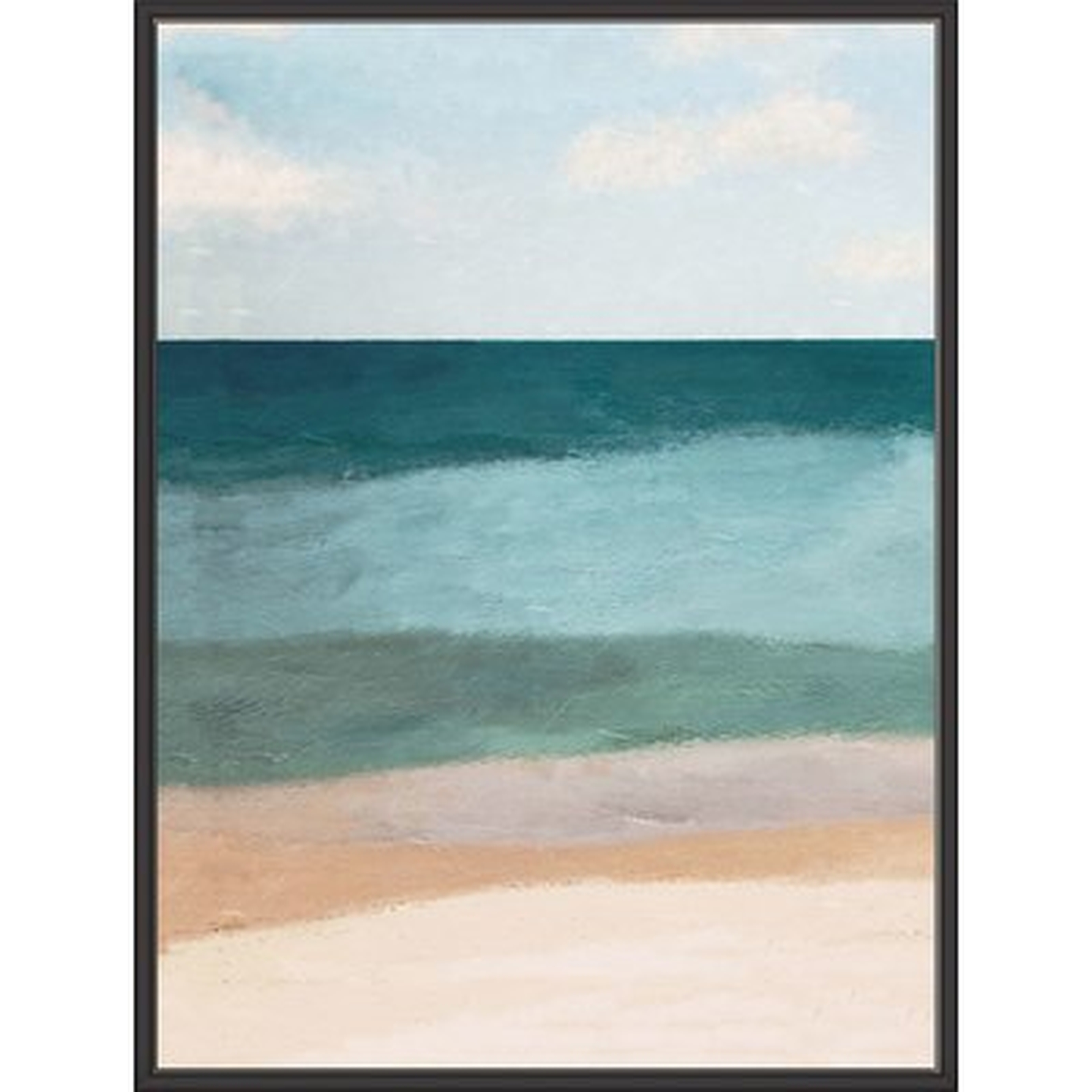 'Ocean View' Framed Graphic Art Print - Wayfair