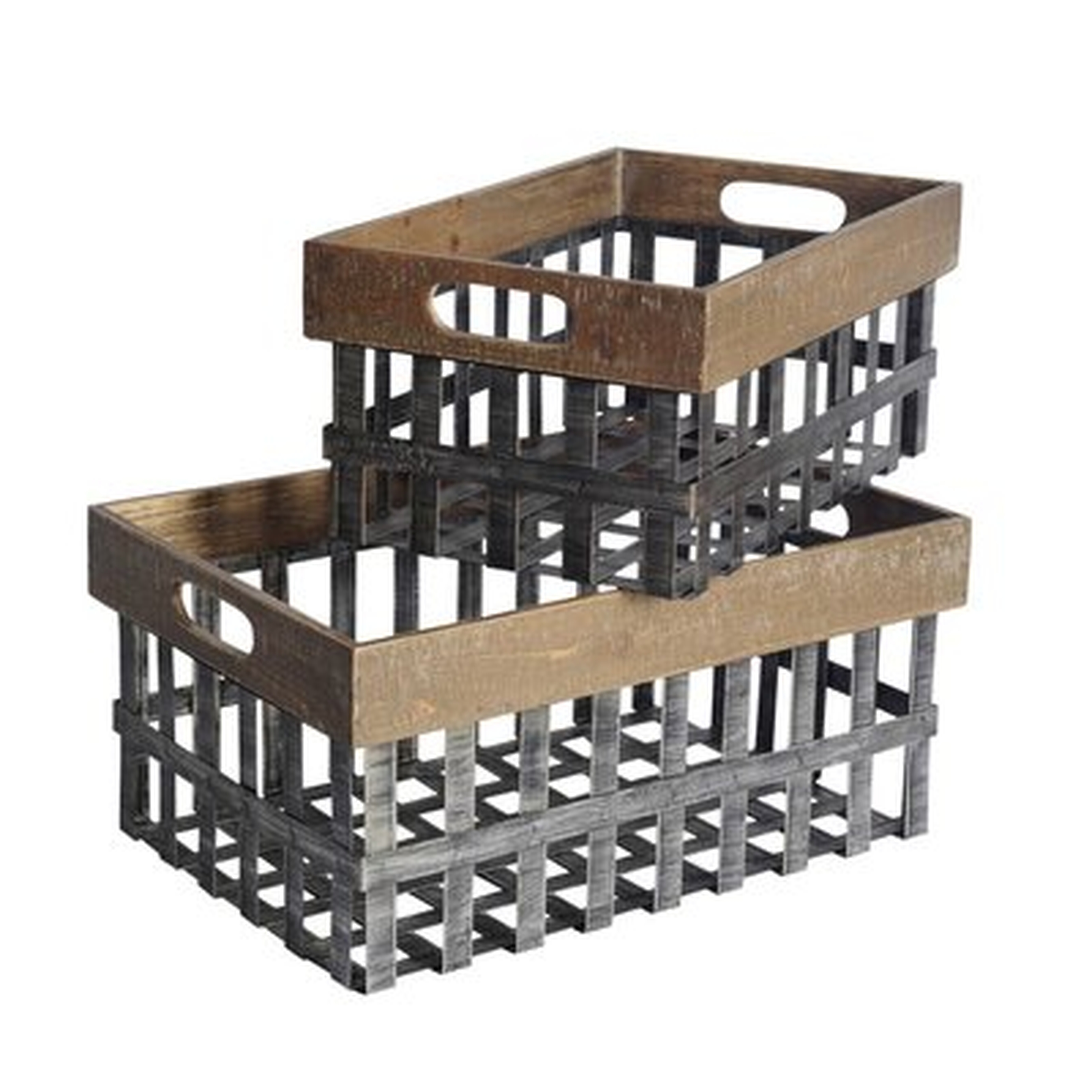 2 Piece Basket Set - Wayfair