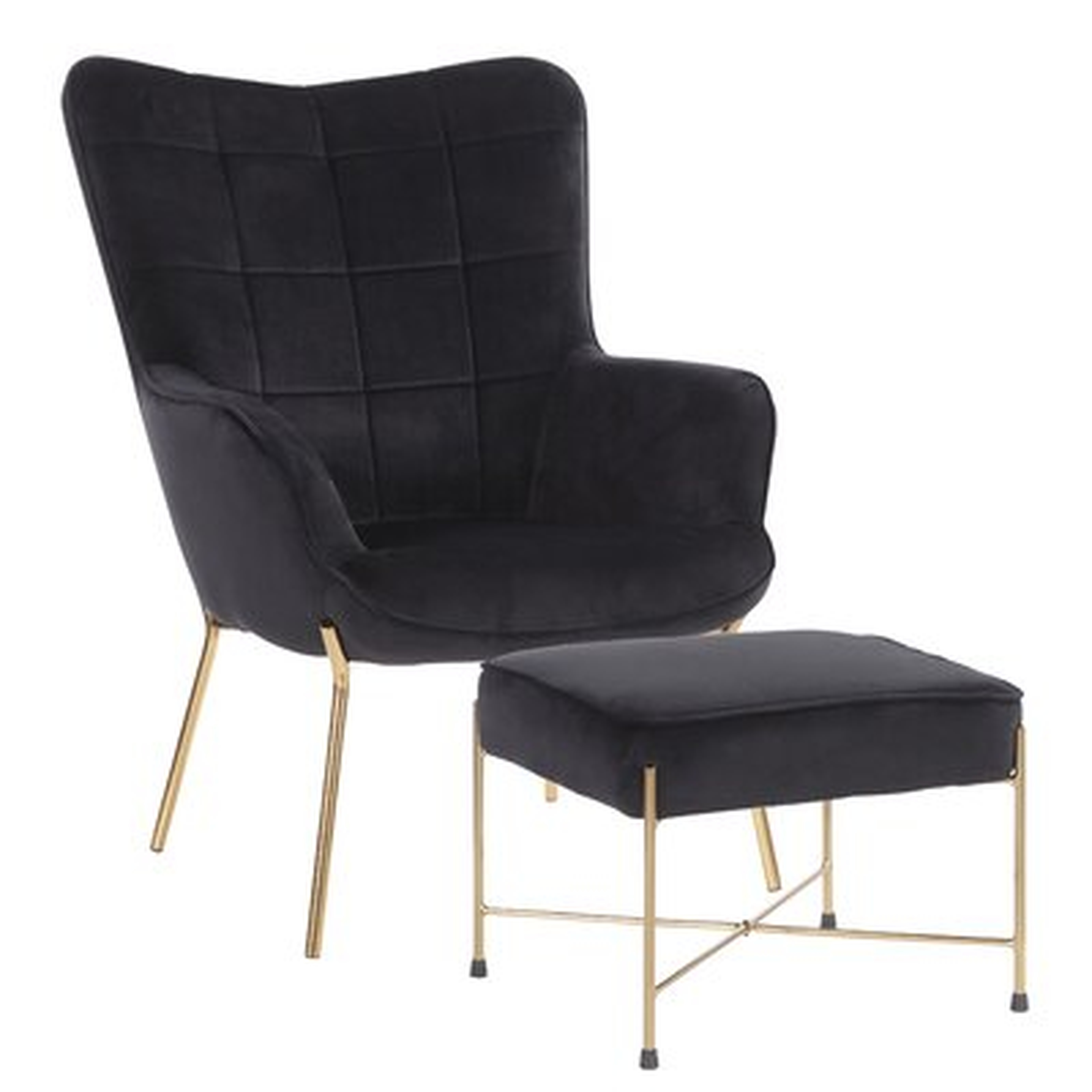 Martini Lounge Chair and Ottoman - Wayfair