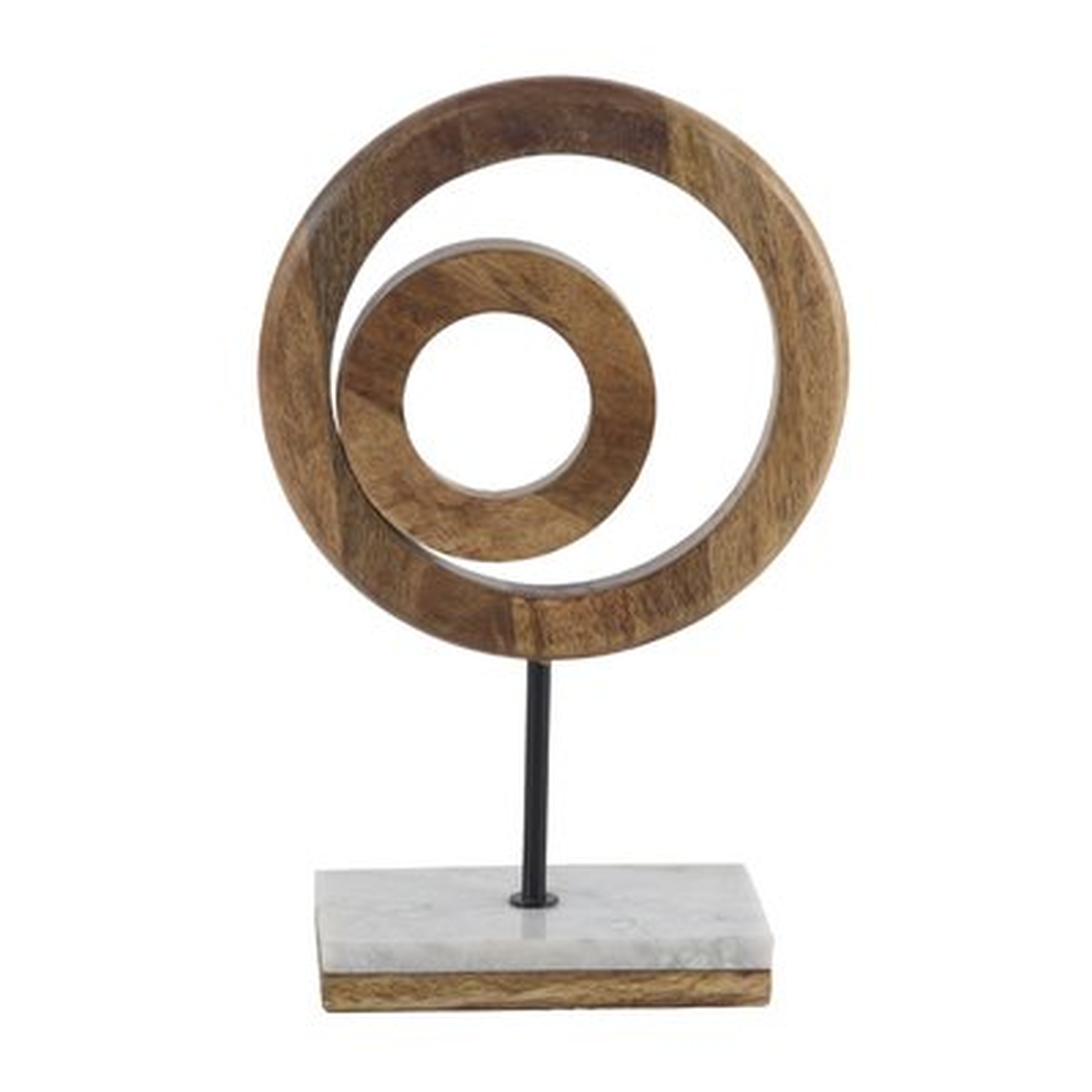Warwick Eccentric Wood Ring Sculpture - Wayfair