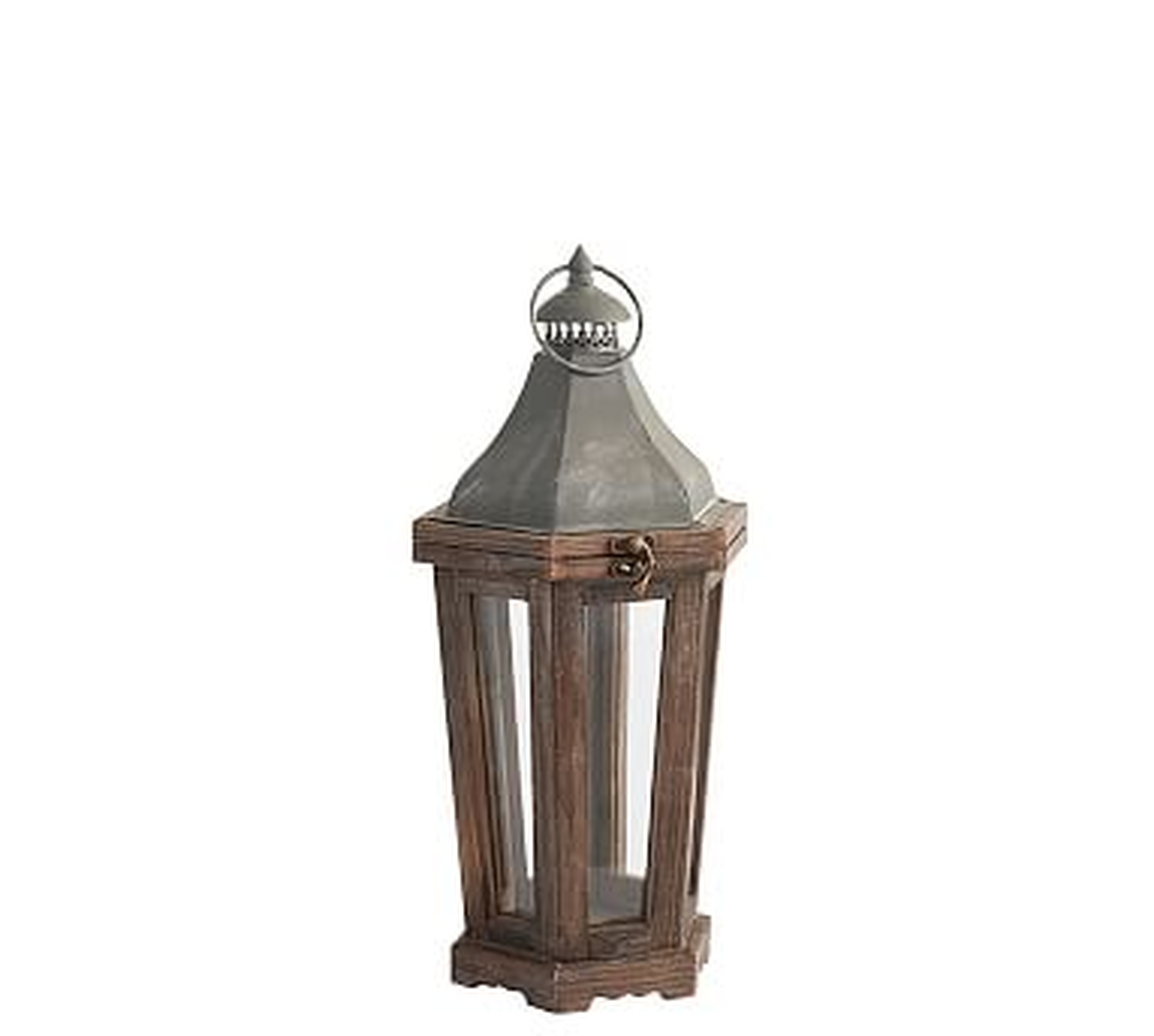 Park Hill Lantern, Wood - Small 15" - Pottery Barn
