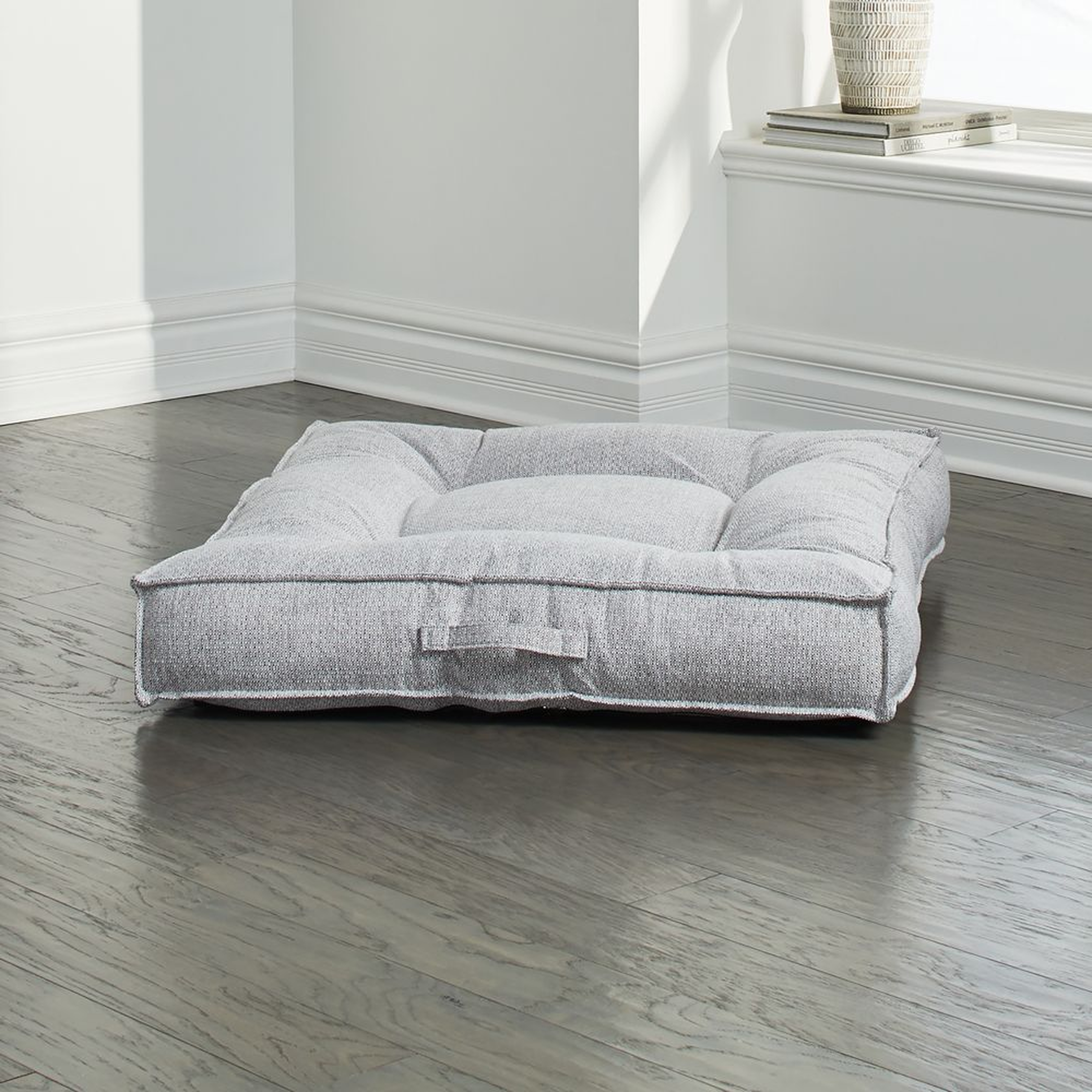 Piazza Large Allumina Tufted Dog Bed - Crate and Barrel