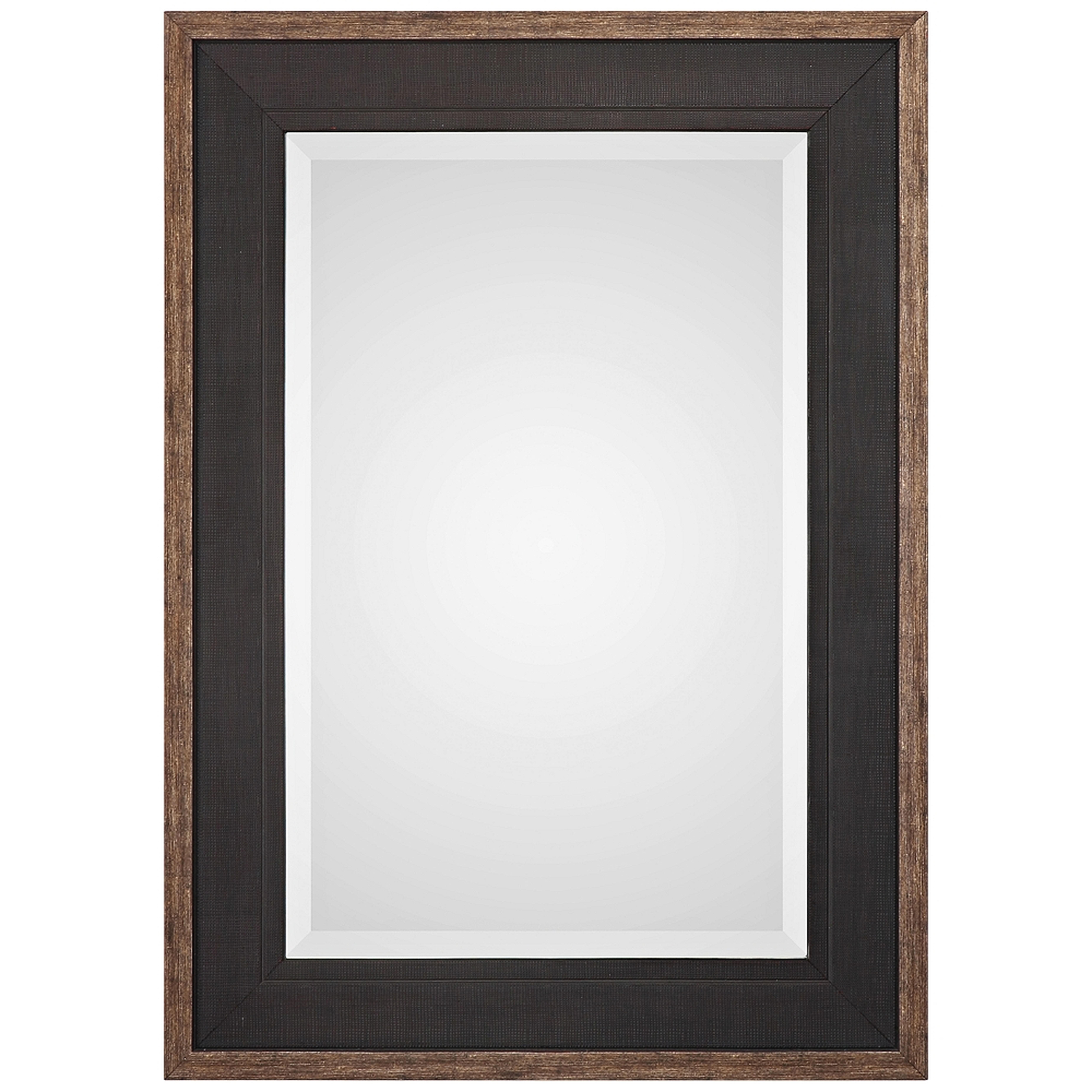 Uttermost Staveley Rustic Black 30" x 42" Wall Mirror - Style # 58J71 - Lamps Plus