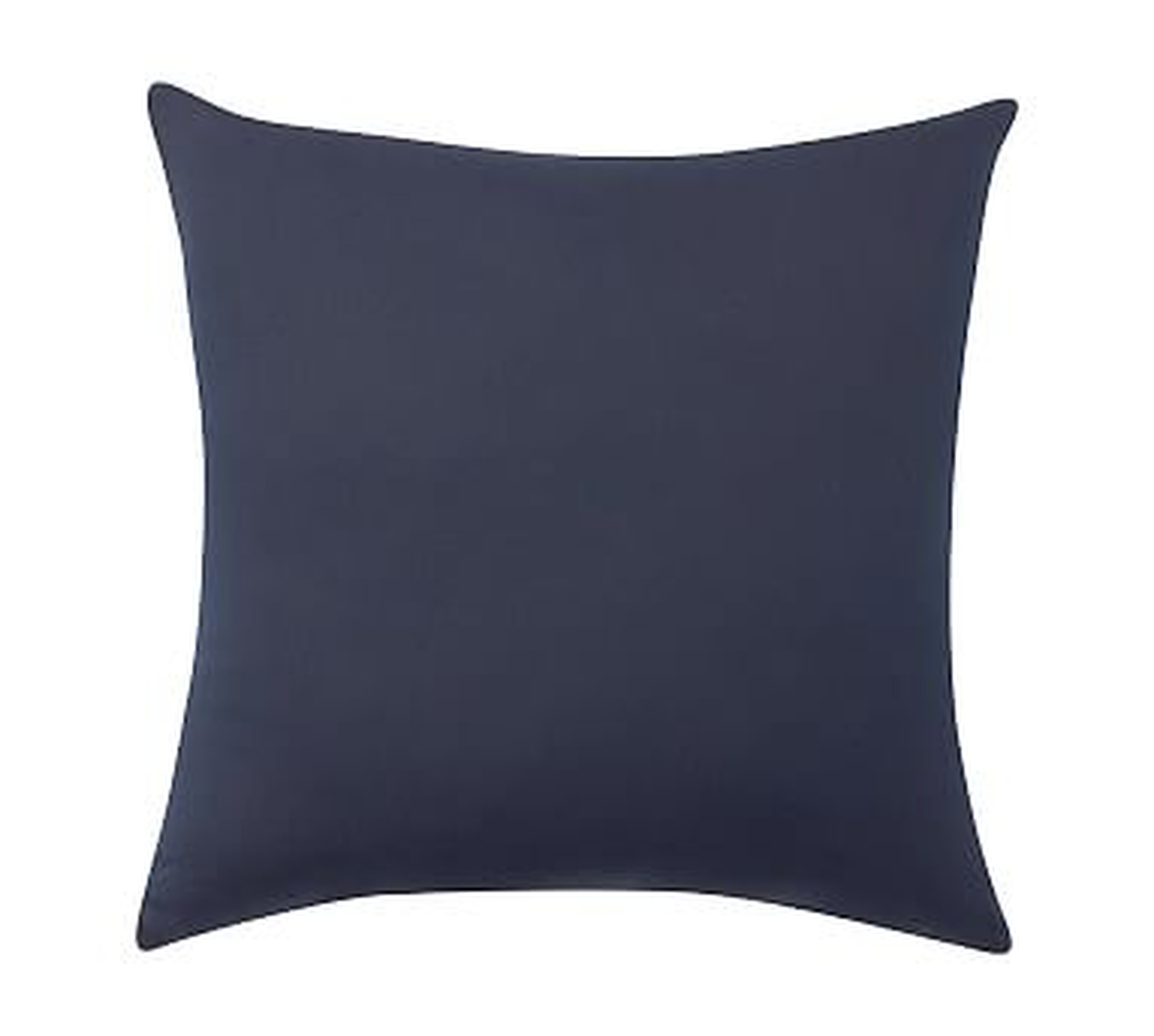Sunbrella(R), Solid Outdoor Pillow, 24", Navy - Pottery Barn