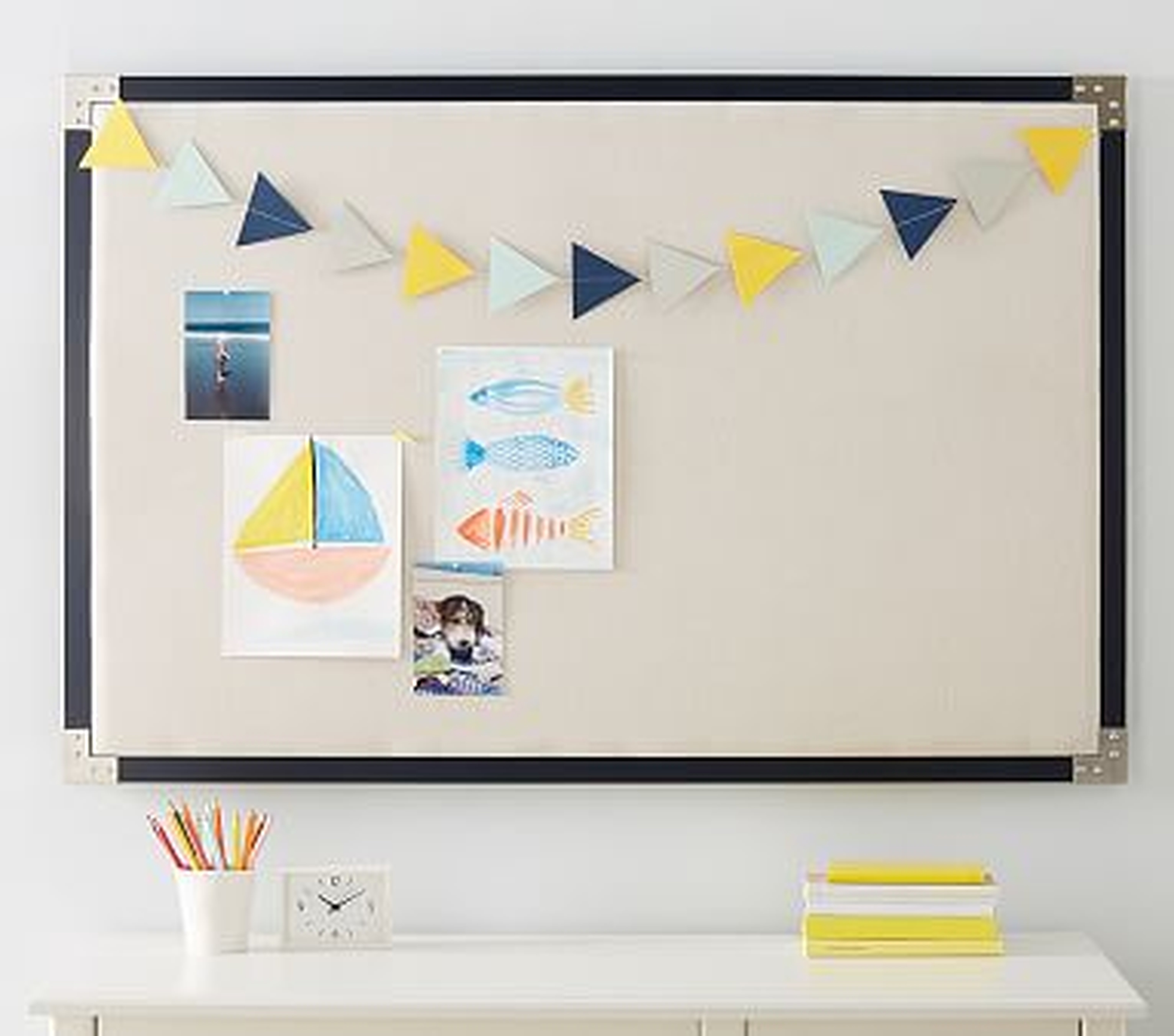Navy Campaign Pinboard - Pottery Barn Kids