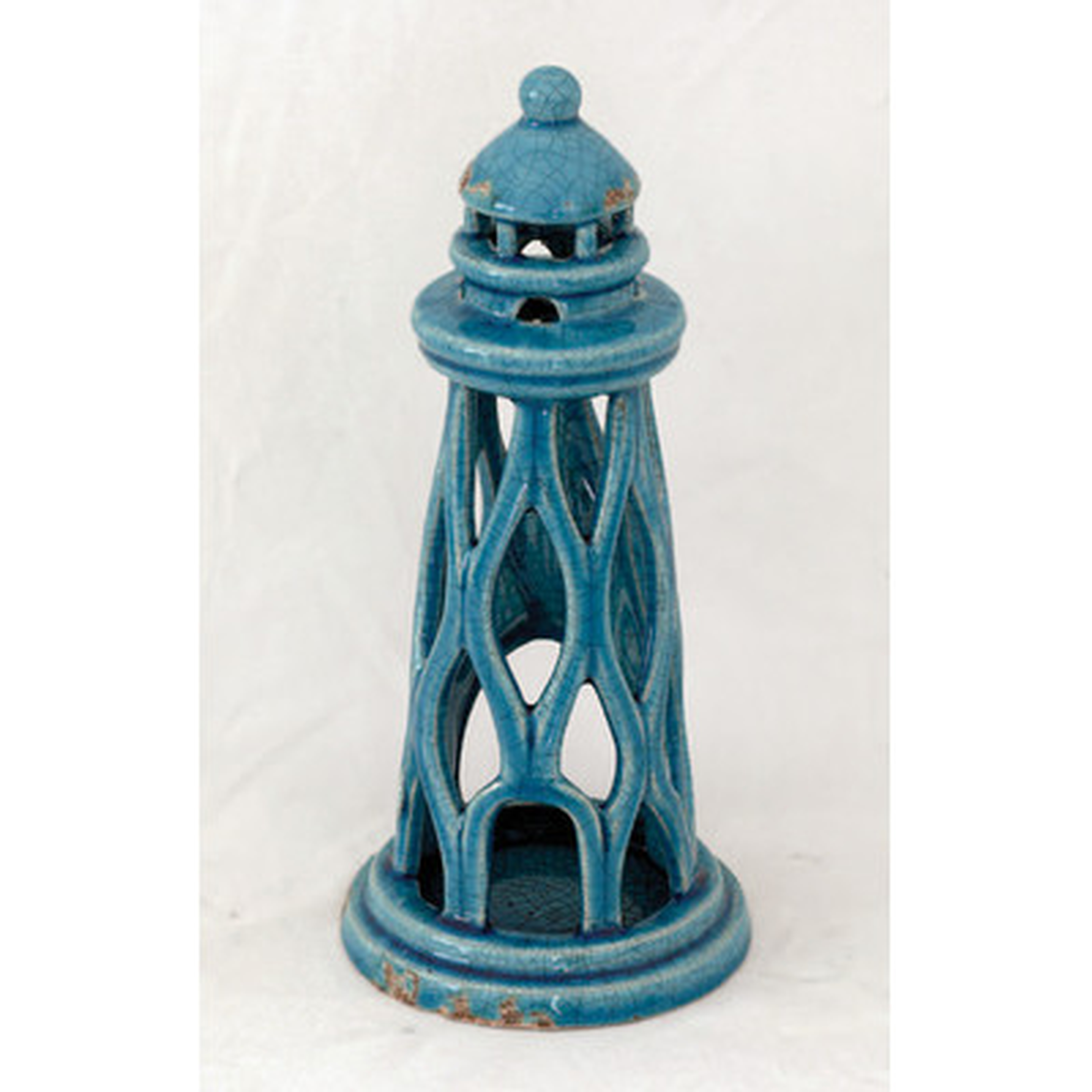 Reynolds Ceramic Lighthouse Sculpture - Wayfair