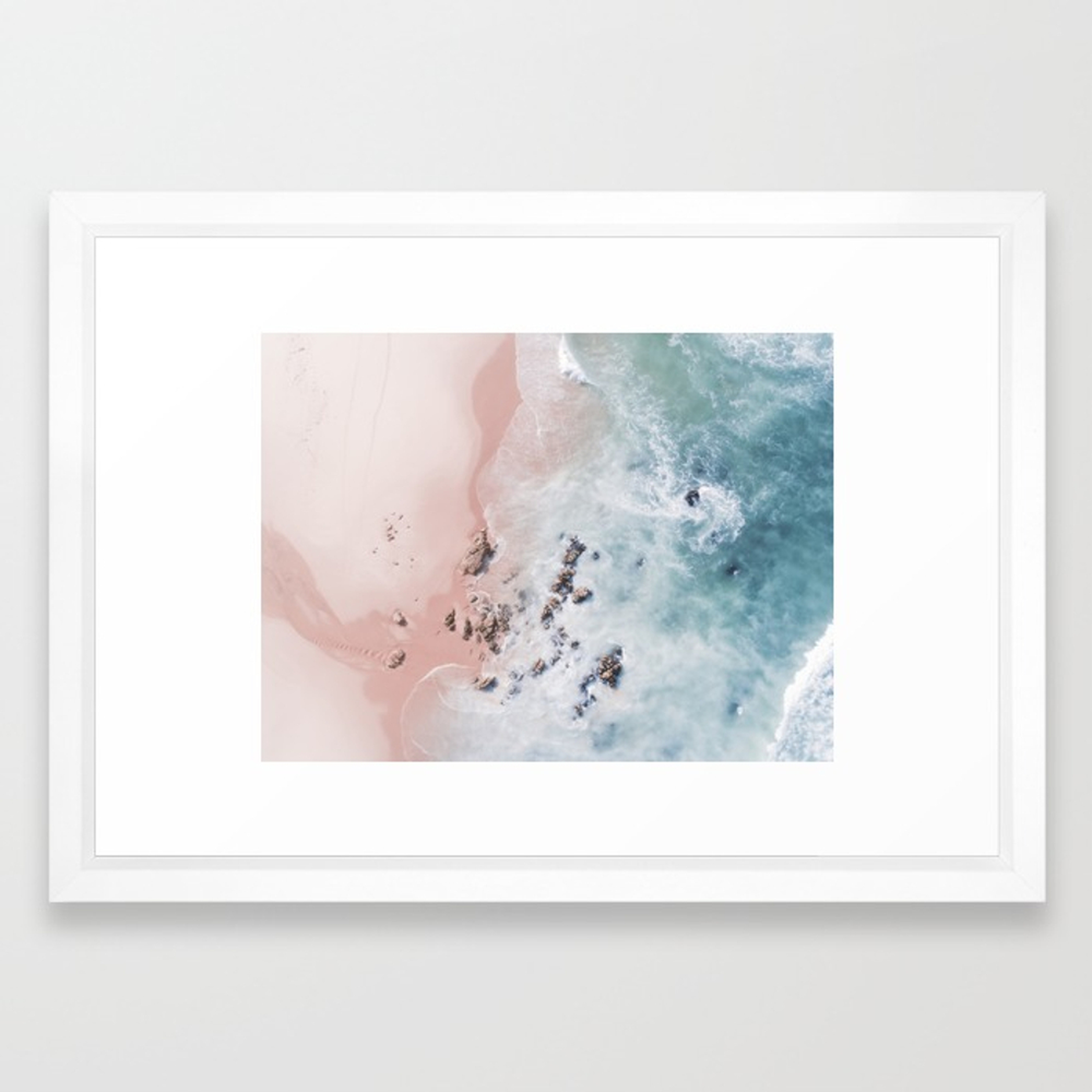 sea bliss Framed Art Print by Ingz - Society6