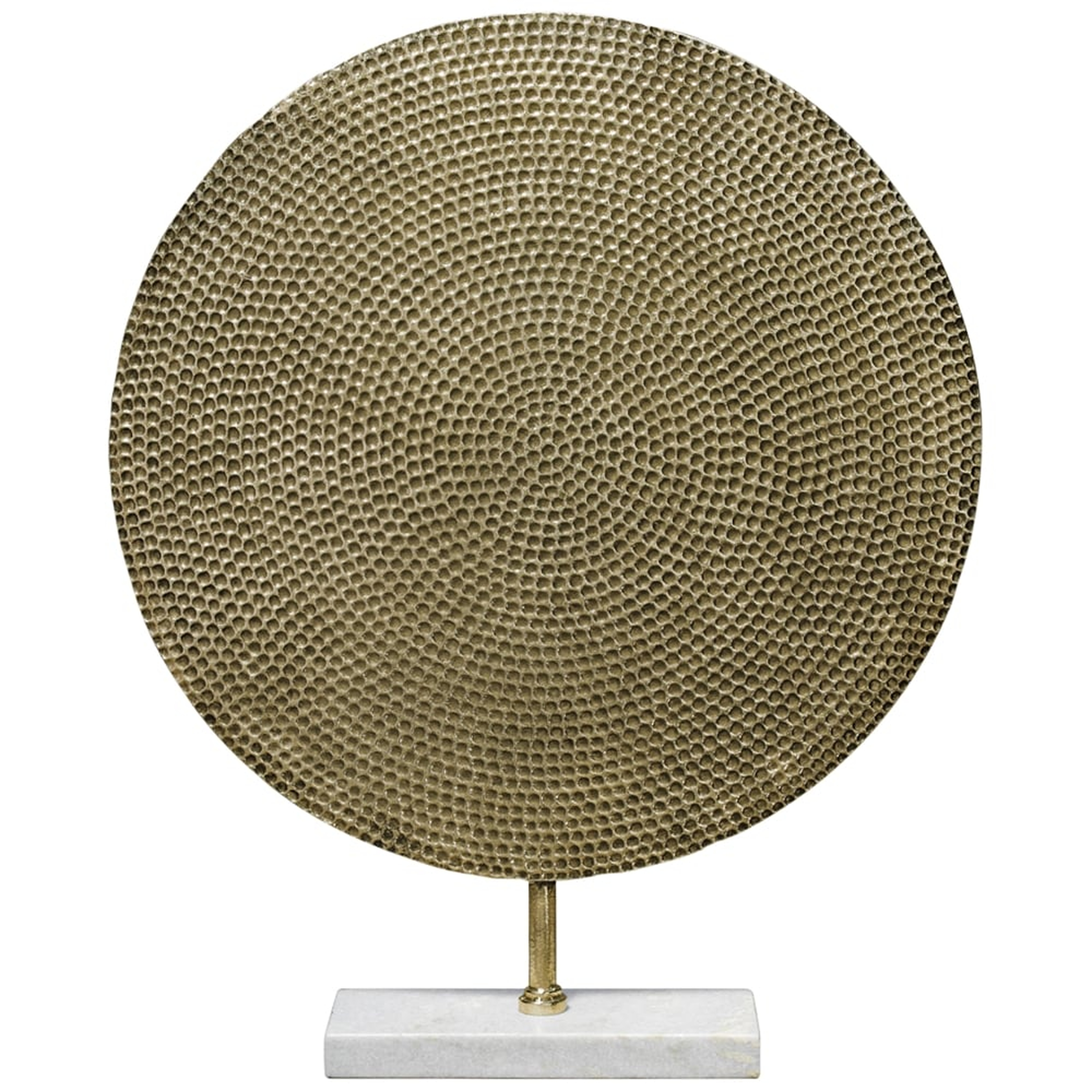 Jamie Young Nile 24 1/2"H Antique Brass Aluminum Sculpture - Style # 37R28 - Lamps Plus