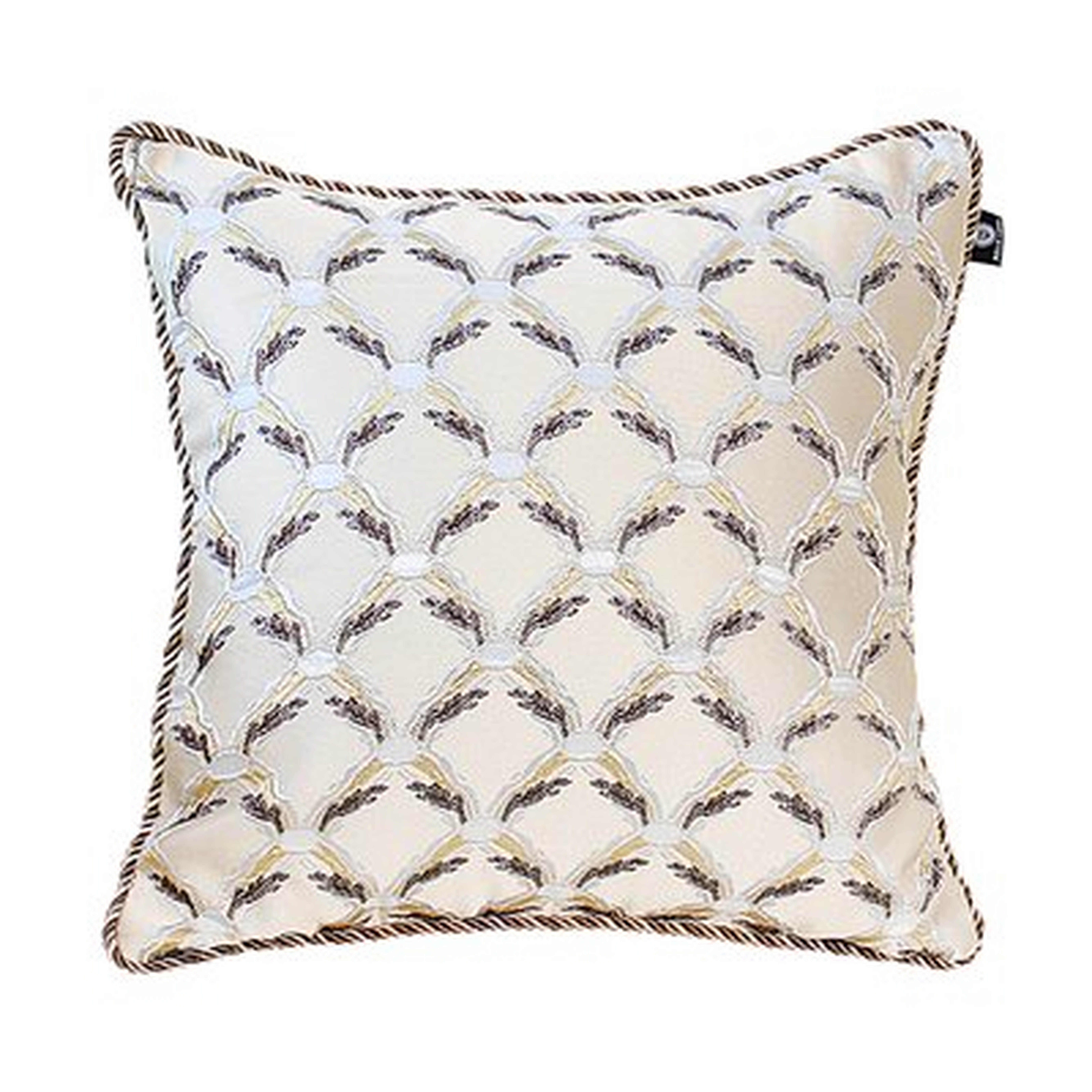 Delrick Traditional Jacquard Pillow Cover - Wayfair