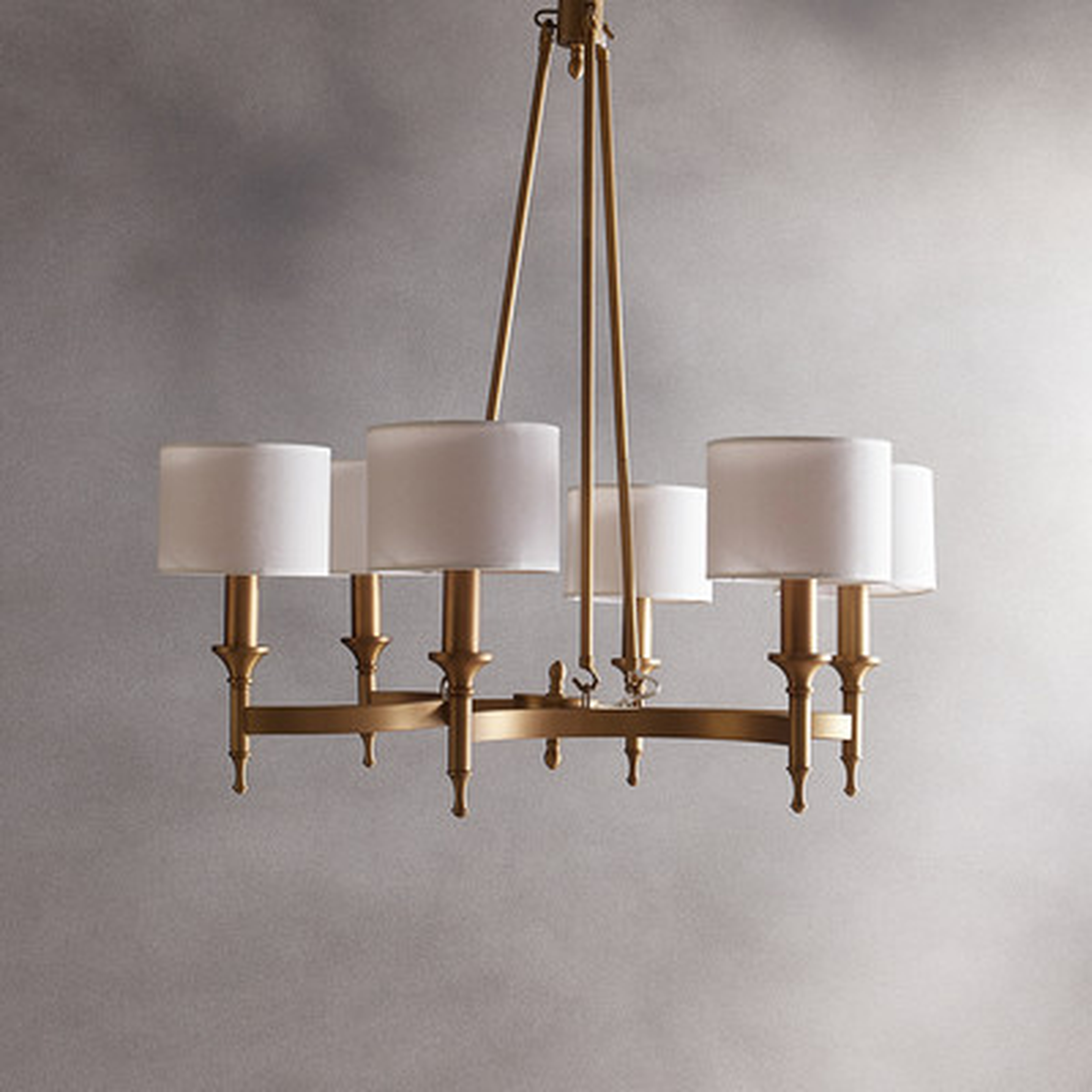 Rudolph 6 - Light Shaded Classic / Traditional Chandelier - AllModern