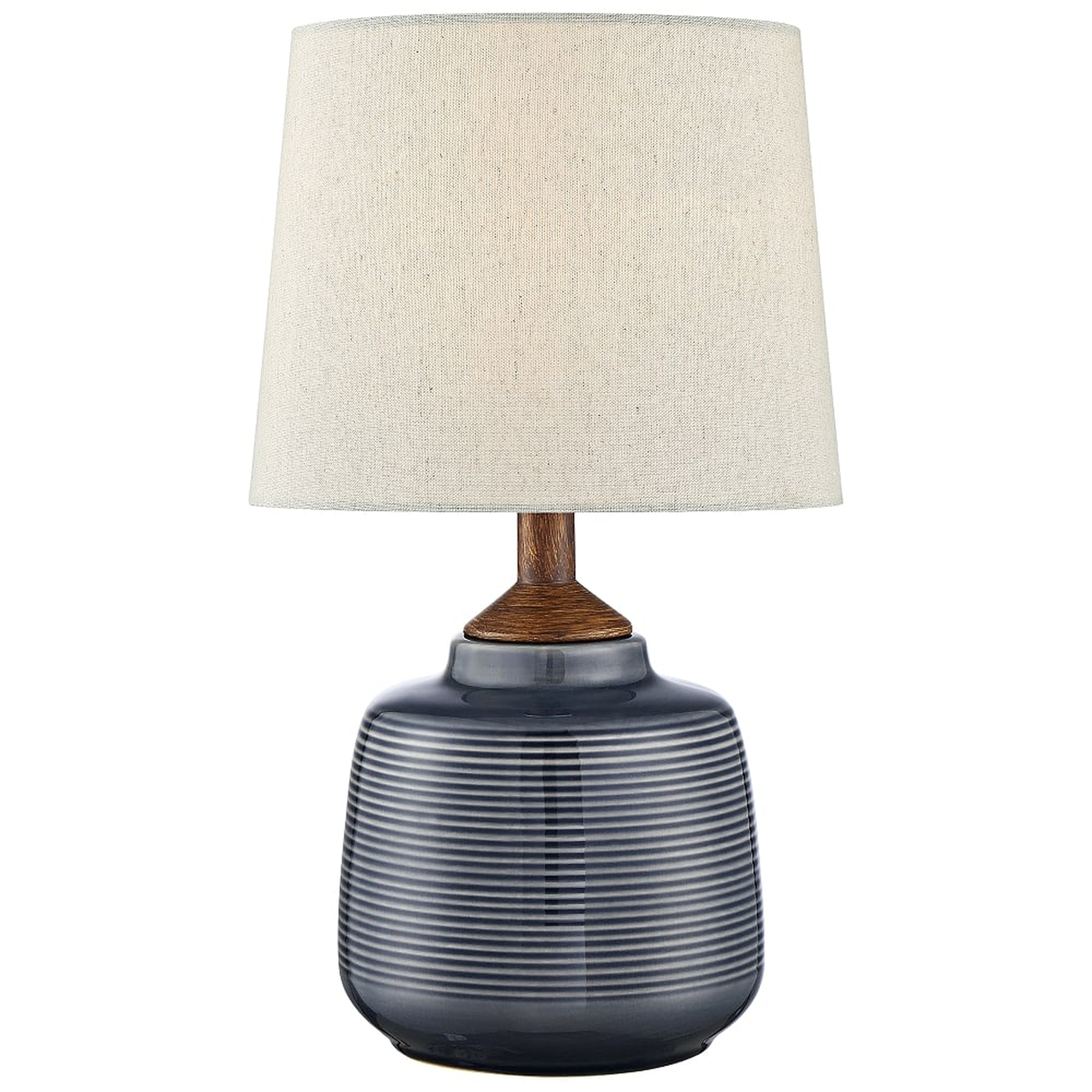 Lite Source Lismore 17" High Blue Ceramic Accent Table Lamp - Style # 69R44 - Lamps Plus