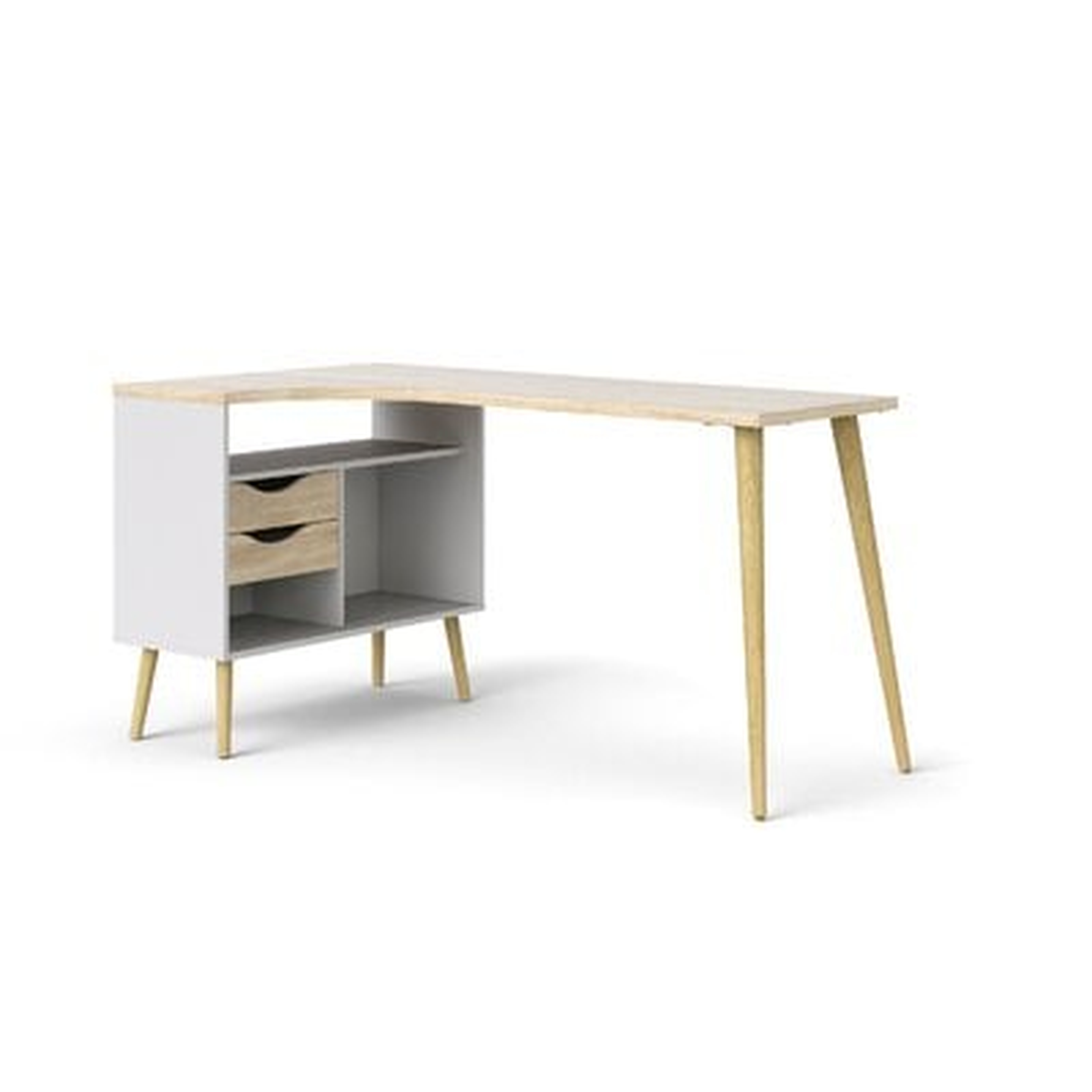 Dowler Wood L - Shape Computer Desk - Wayfair
