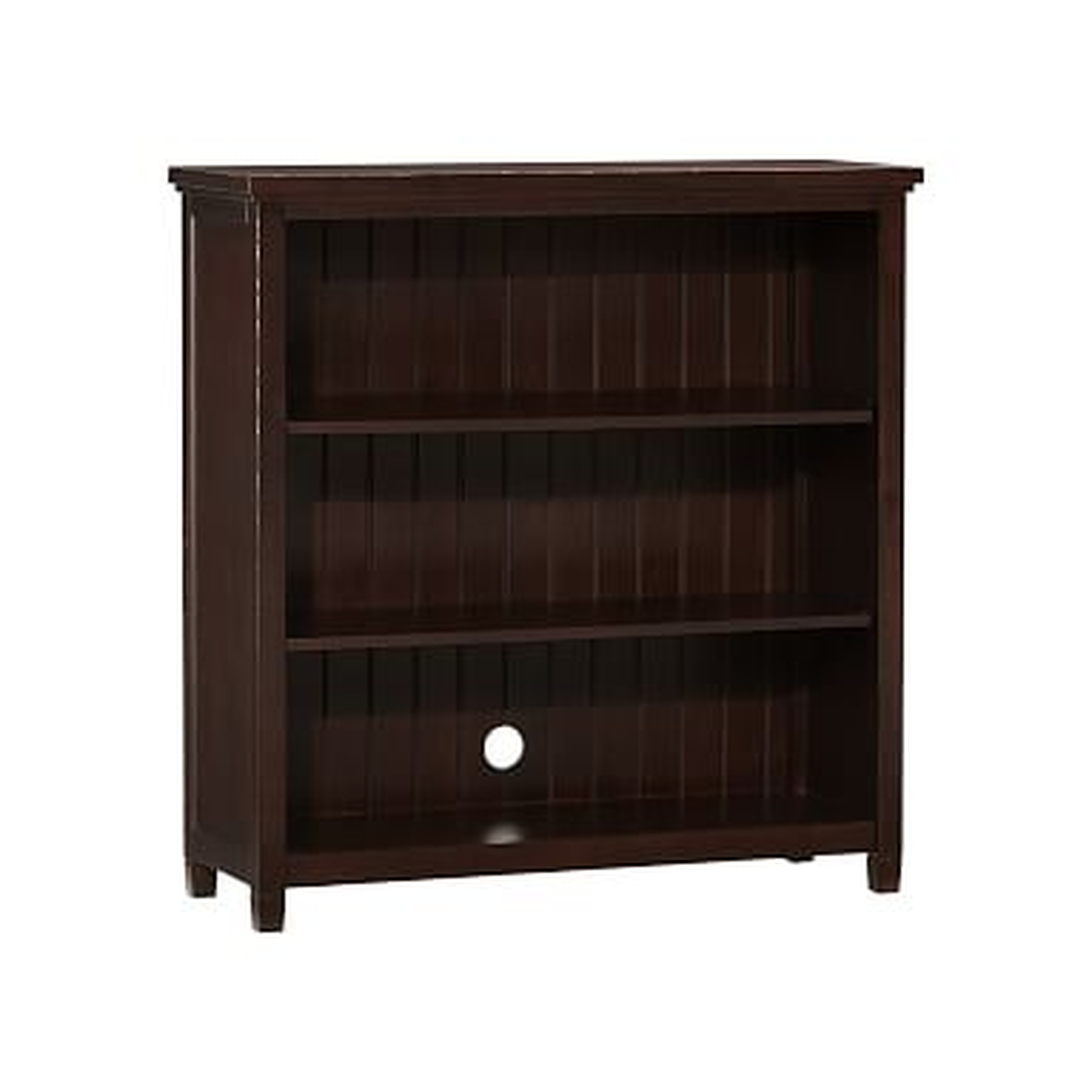 Beadboard 3-Shelf Bookcase, Dark Espresso - Pottery Barn Teen
