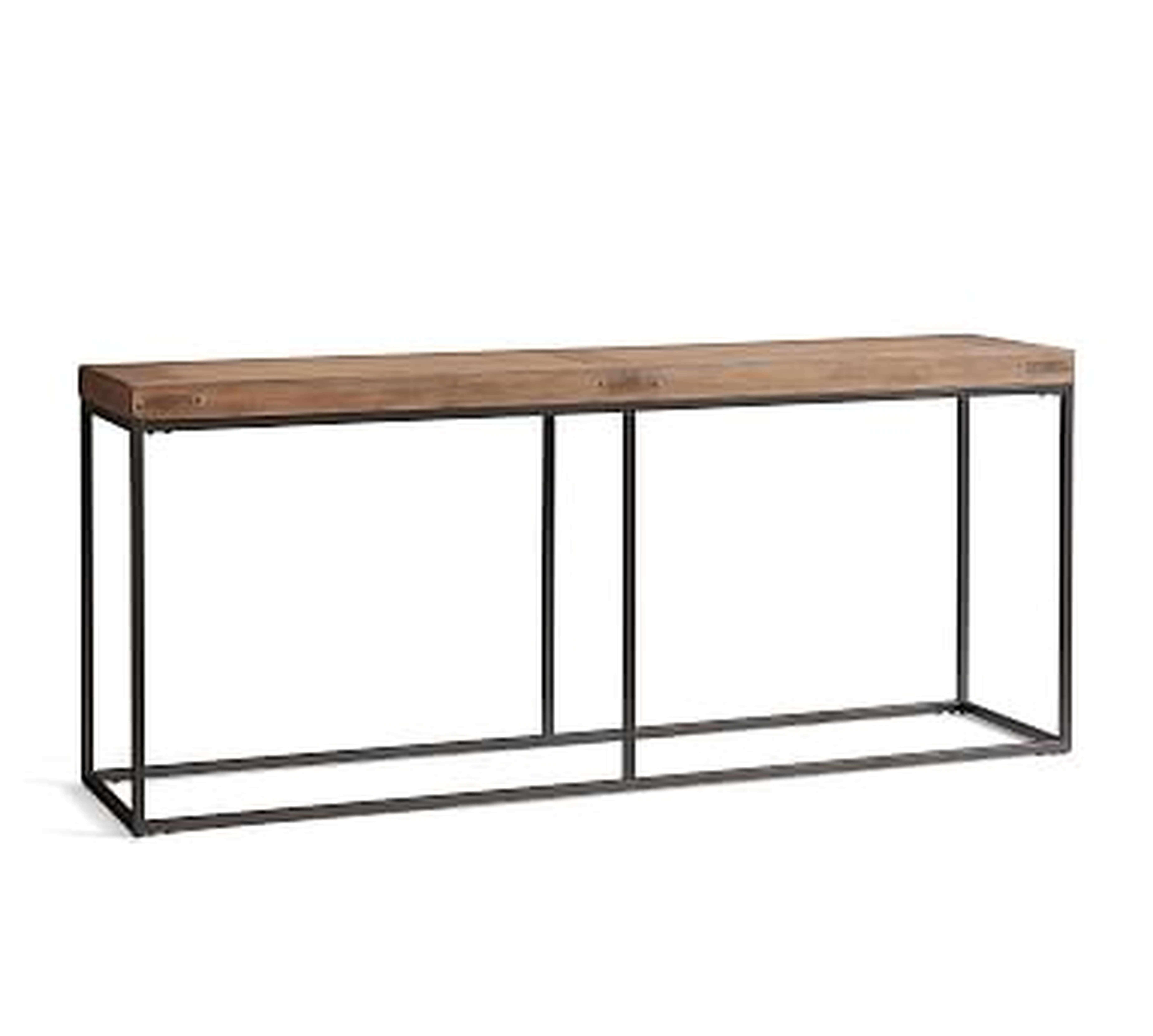 Malcolm 71" Wood Console Table, Glazed Pine - Pottery Barn