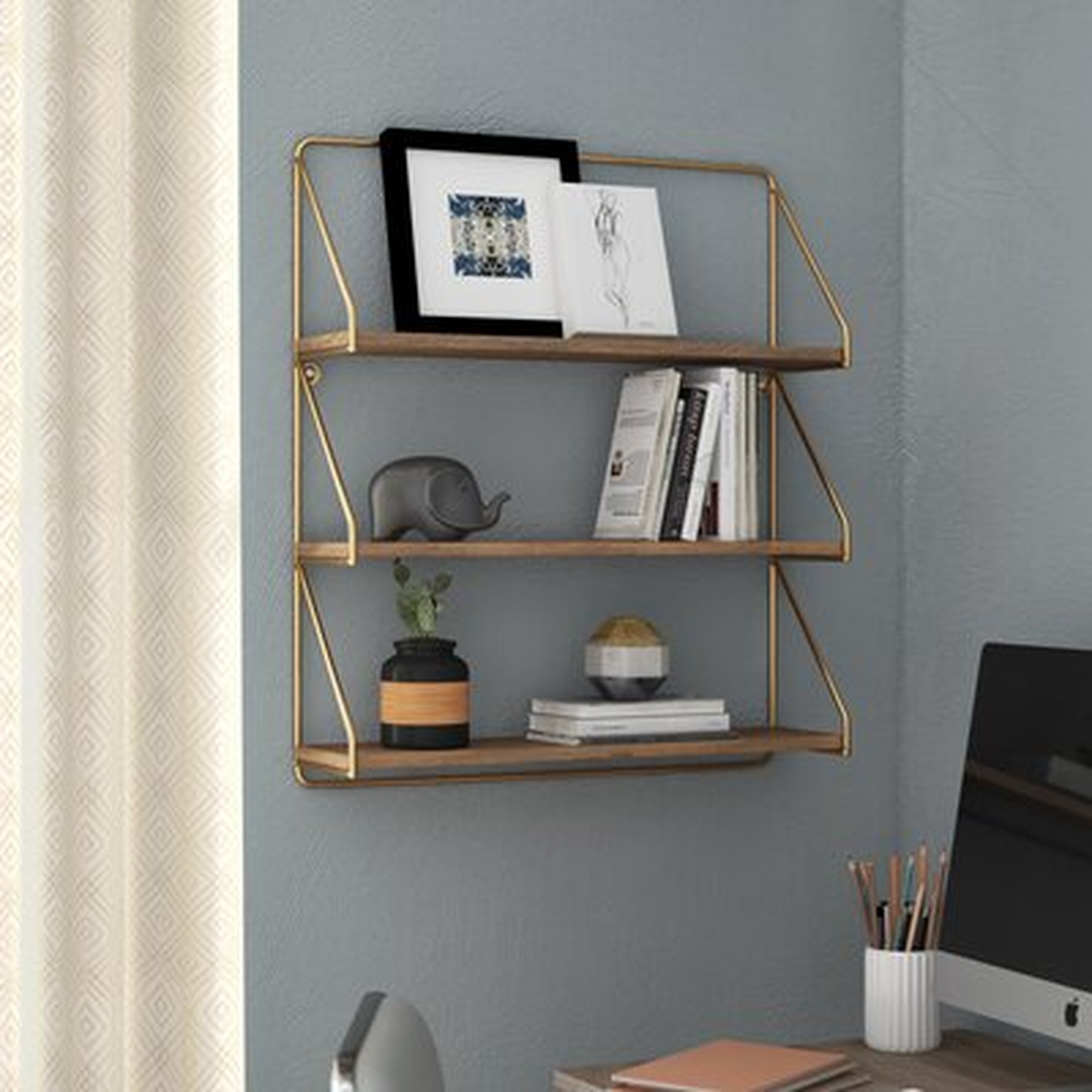 Trista 3-Tier Wall Shelf - Wayfair