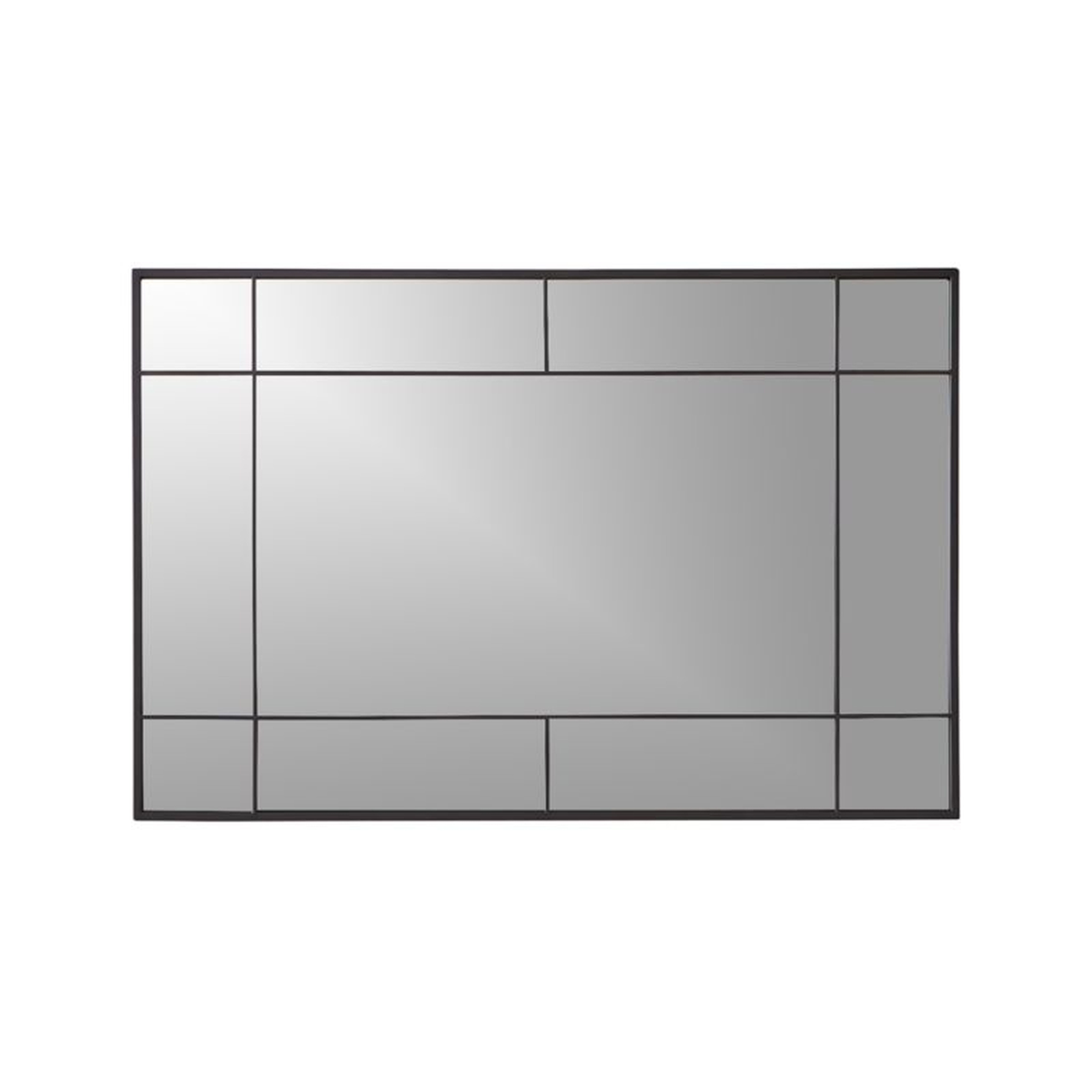 Payne Black Window Wall Mirror - Crate and Barrel