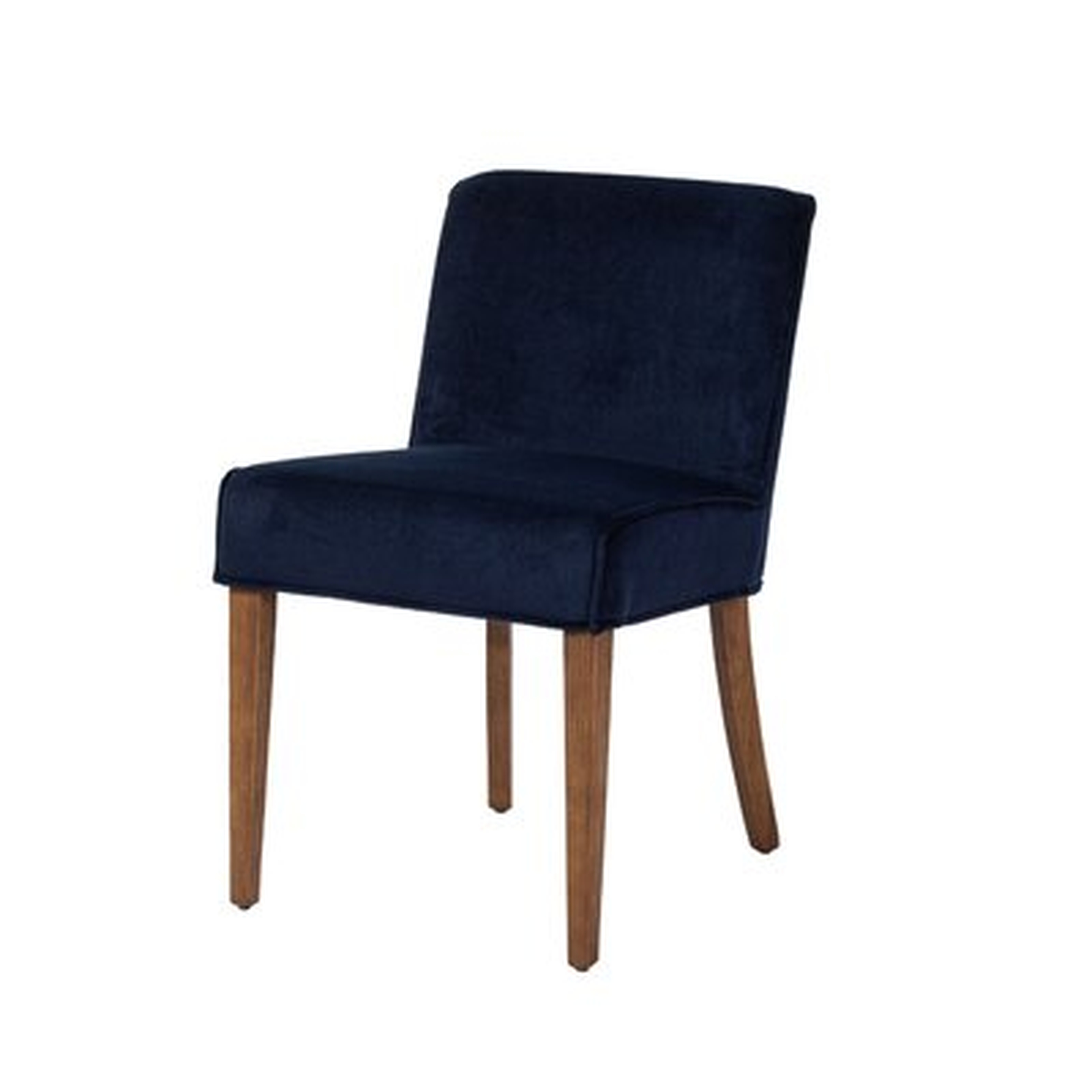 Reimels Dining Chair in Navy Blue Velvet - Wayfair