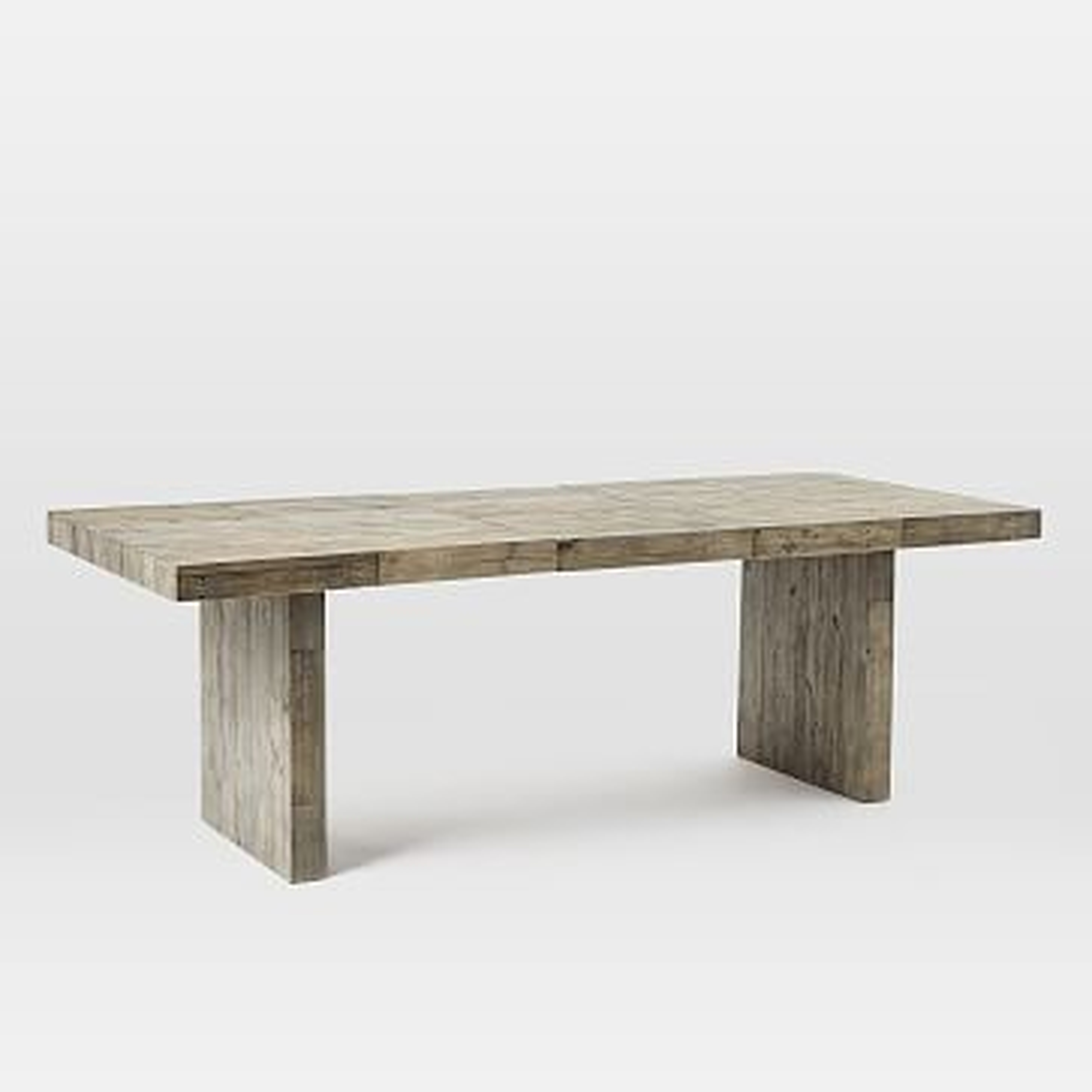 Emmerson Expandable Dining Table, Stone Gray Pine - West Elm