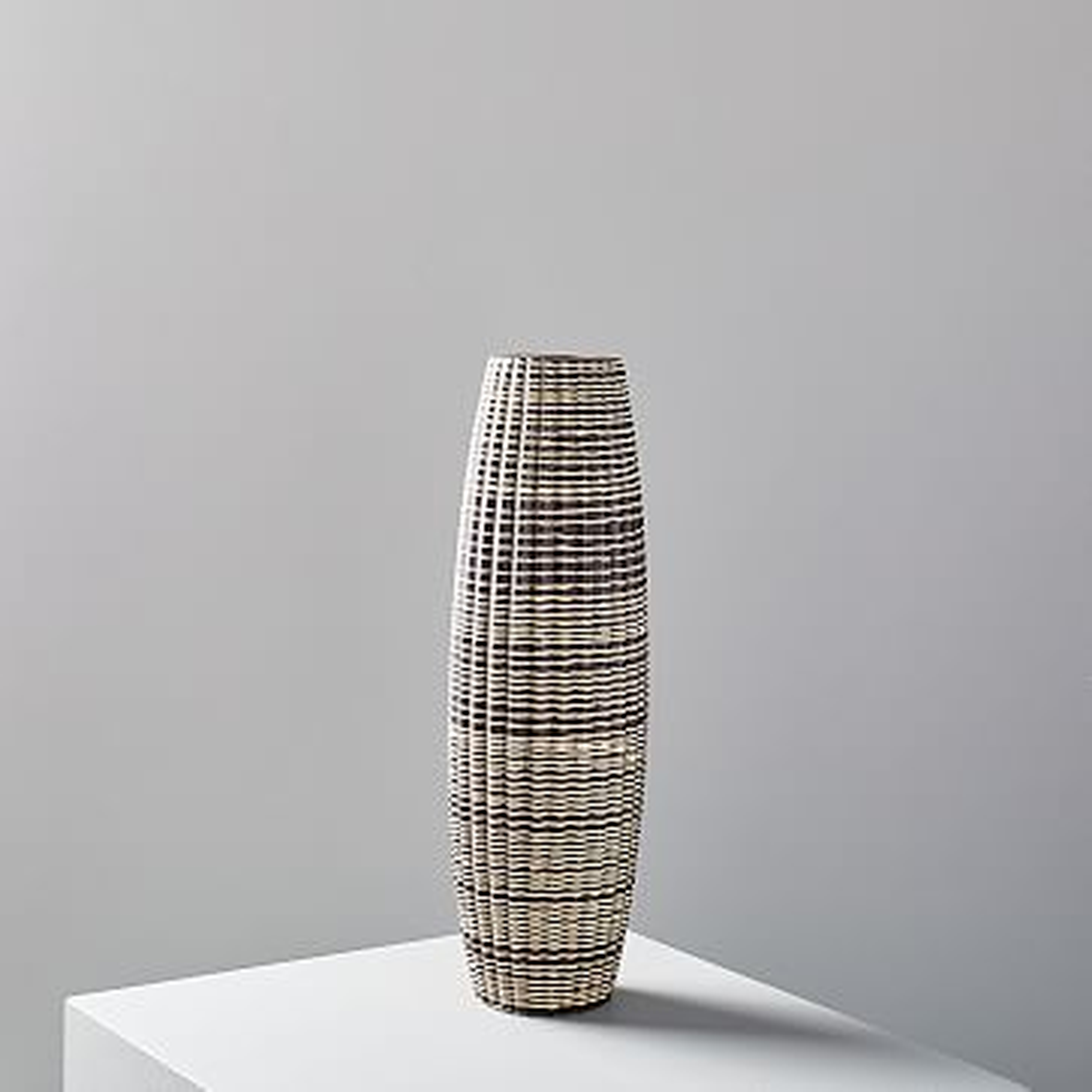 Carved Ceramic Vase, medium - West Elm