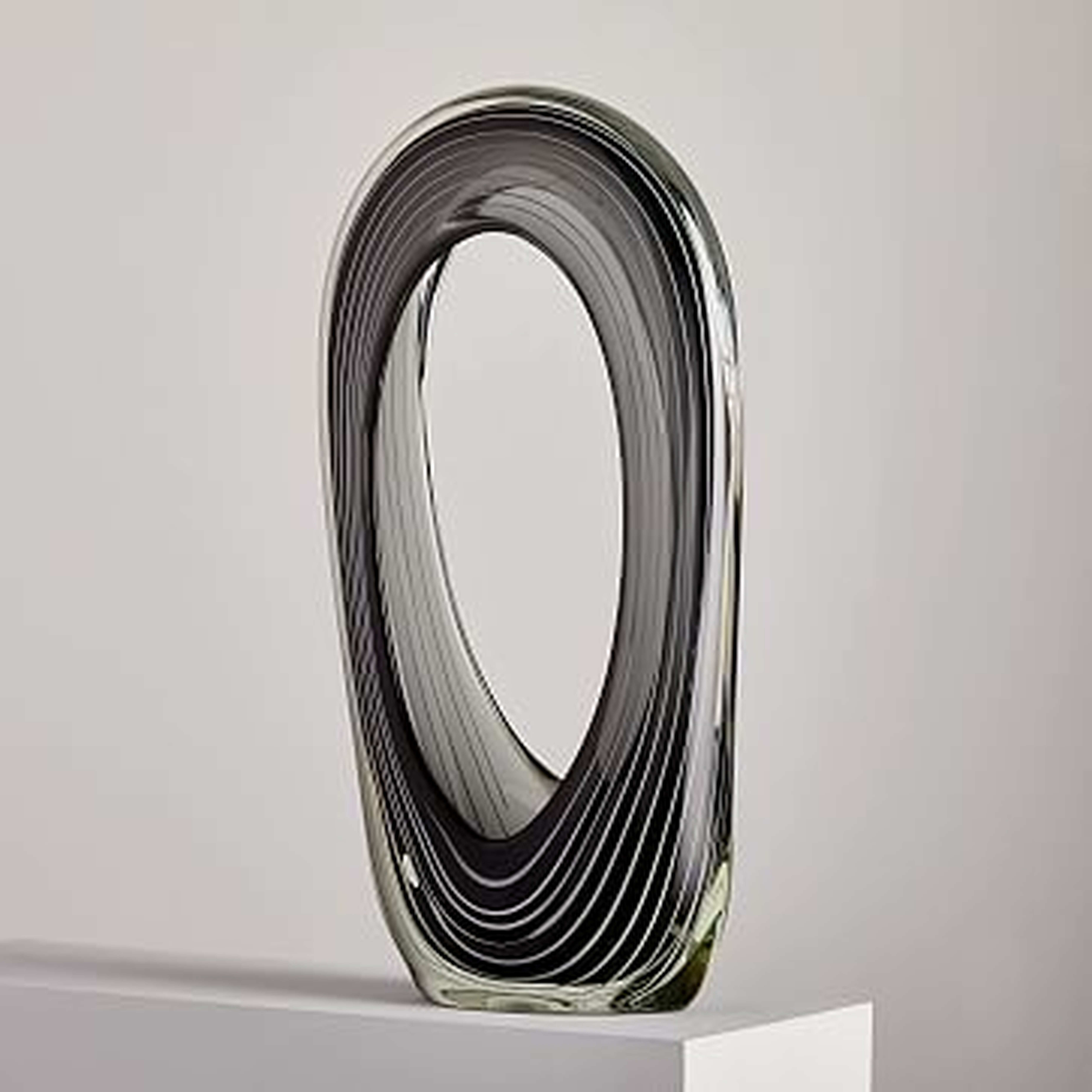 Striped Glass Object - West Elm