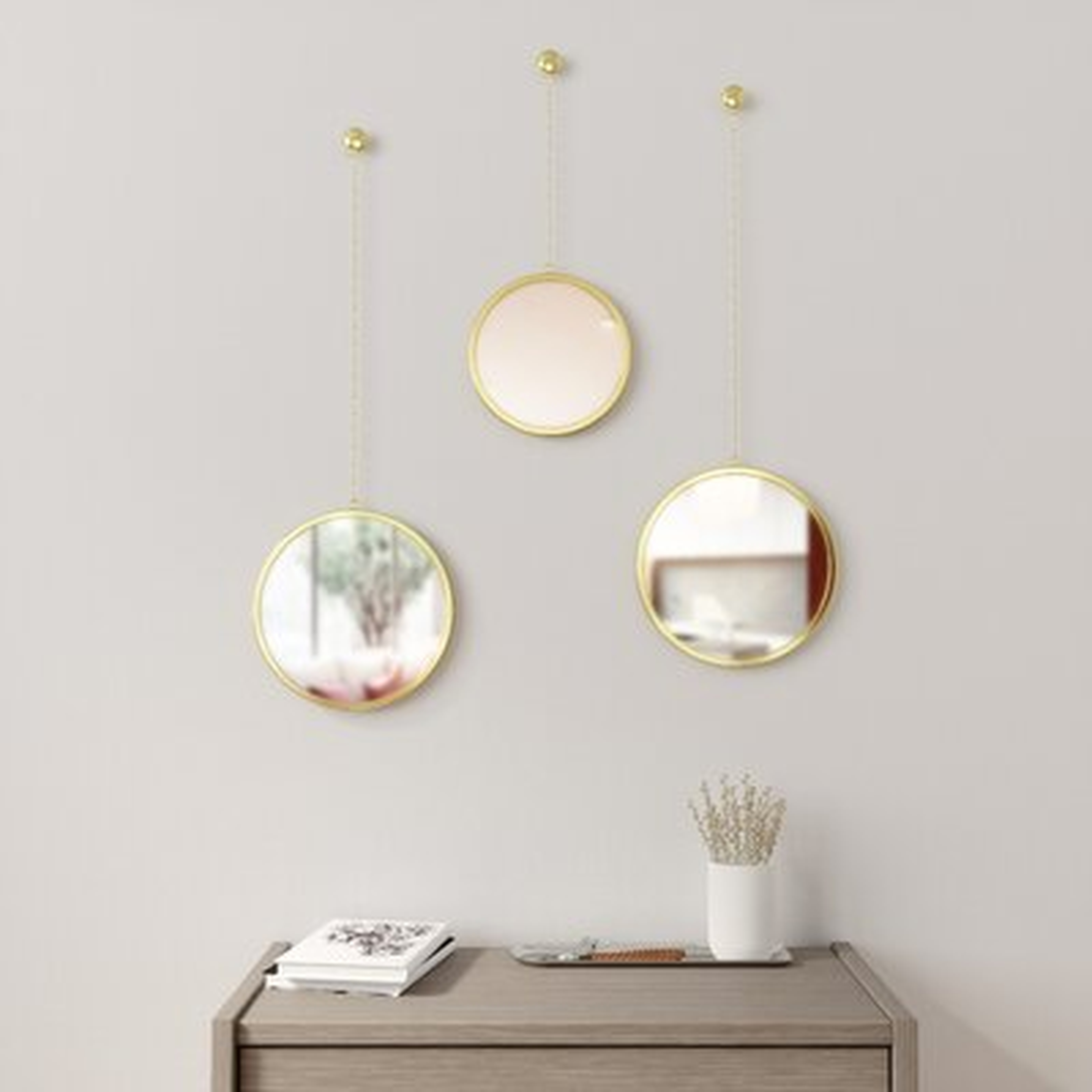 3 Piece Dima Modern & Contemporary Mirror Set - Wayfair