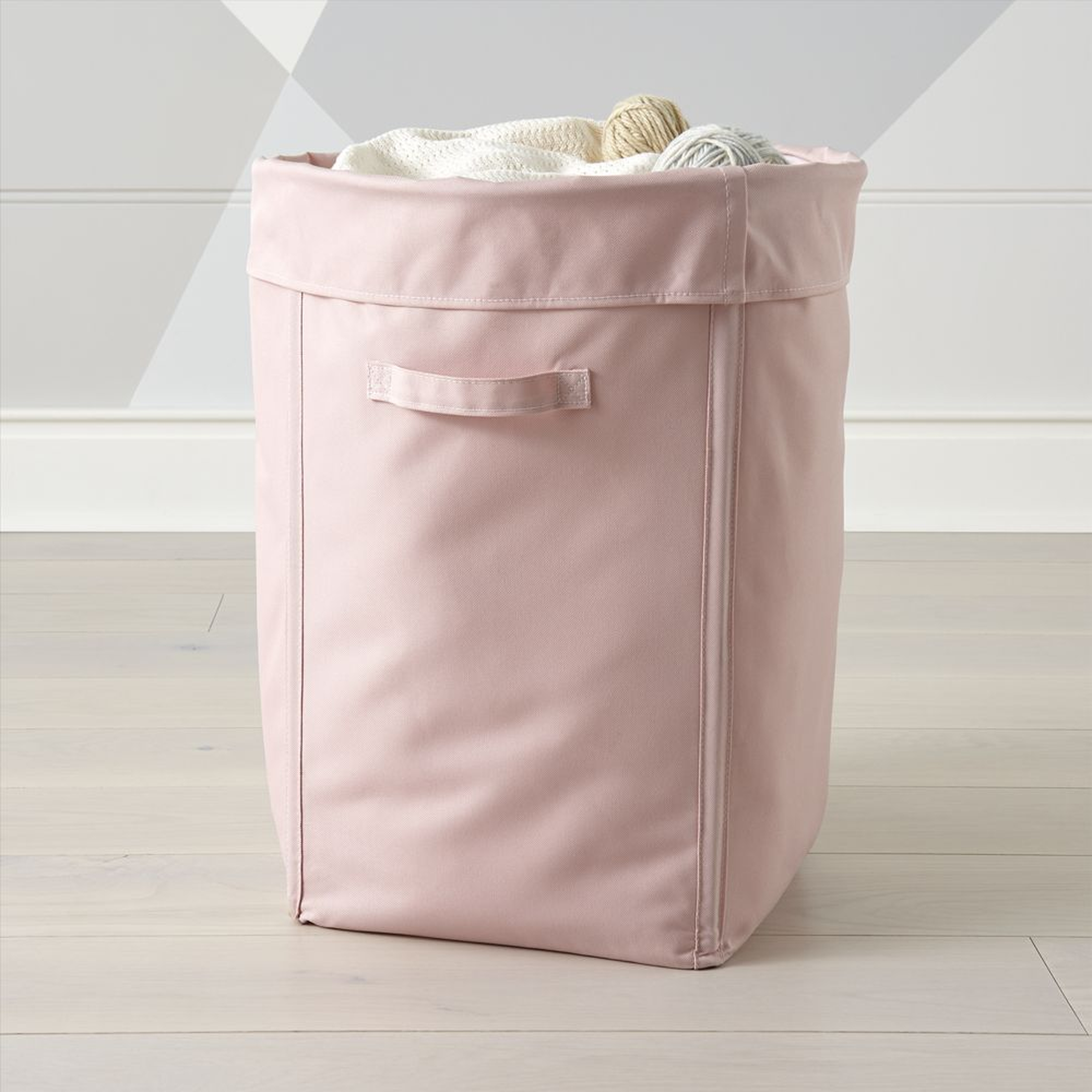 Canvas Pink Hamper - Crate and Barrel