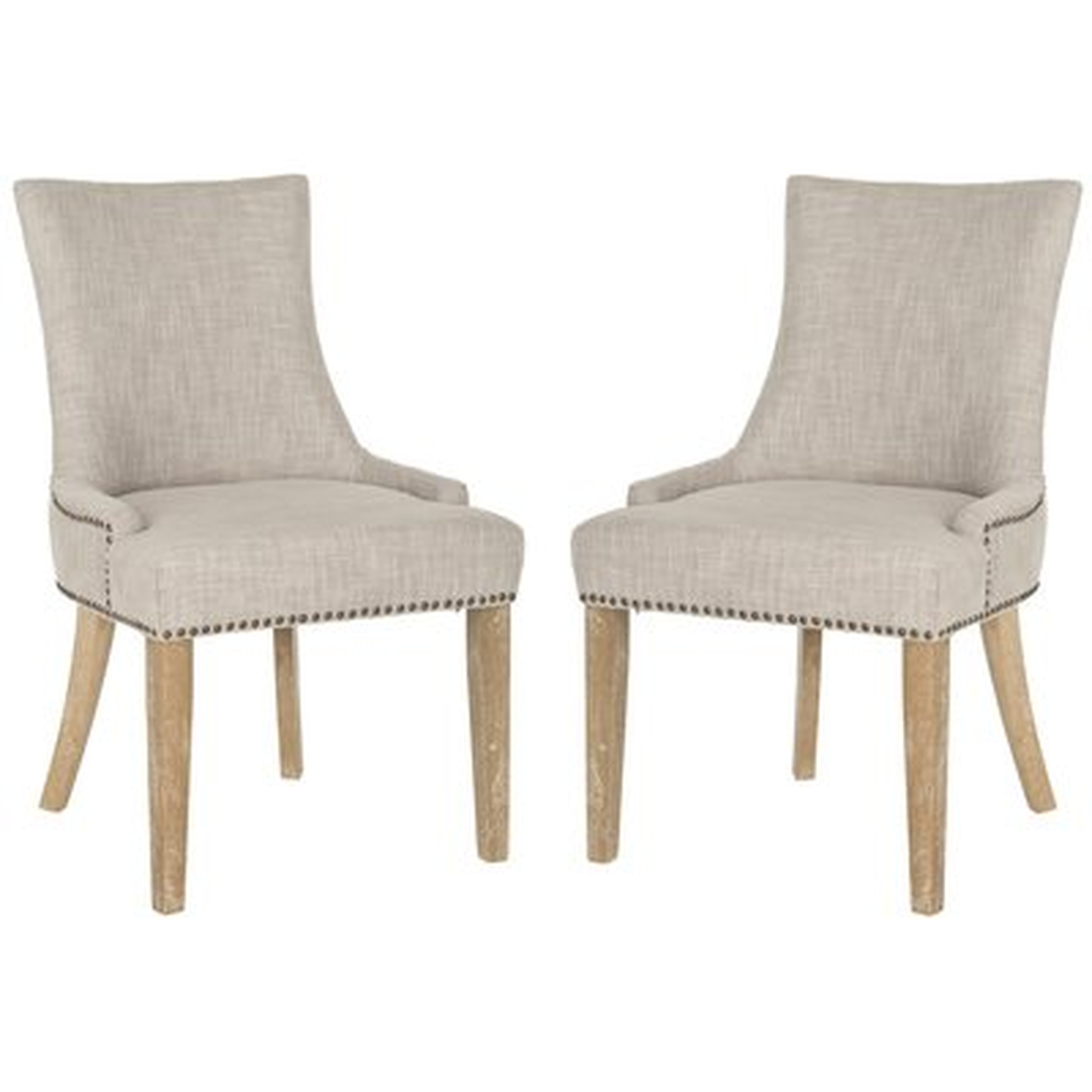 Abby Upholstered Side Chair / Set of 2 - Wayfair