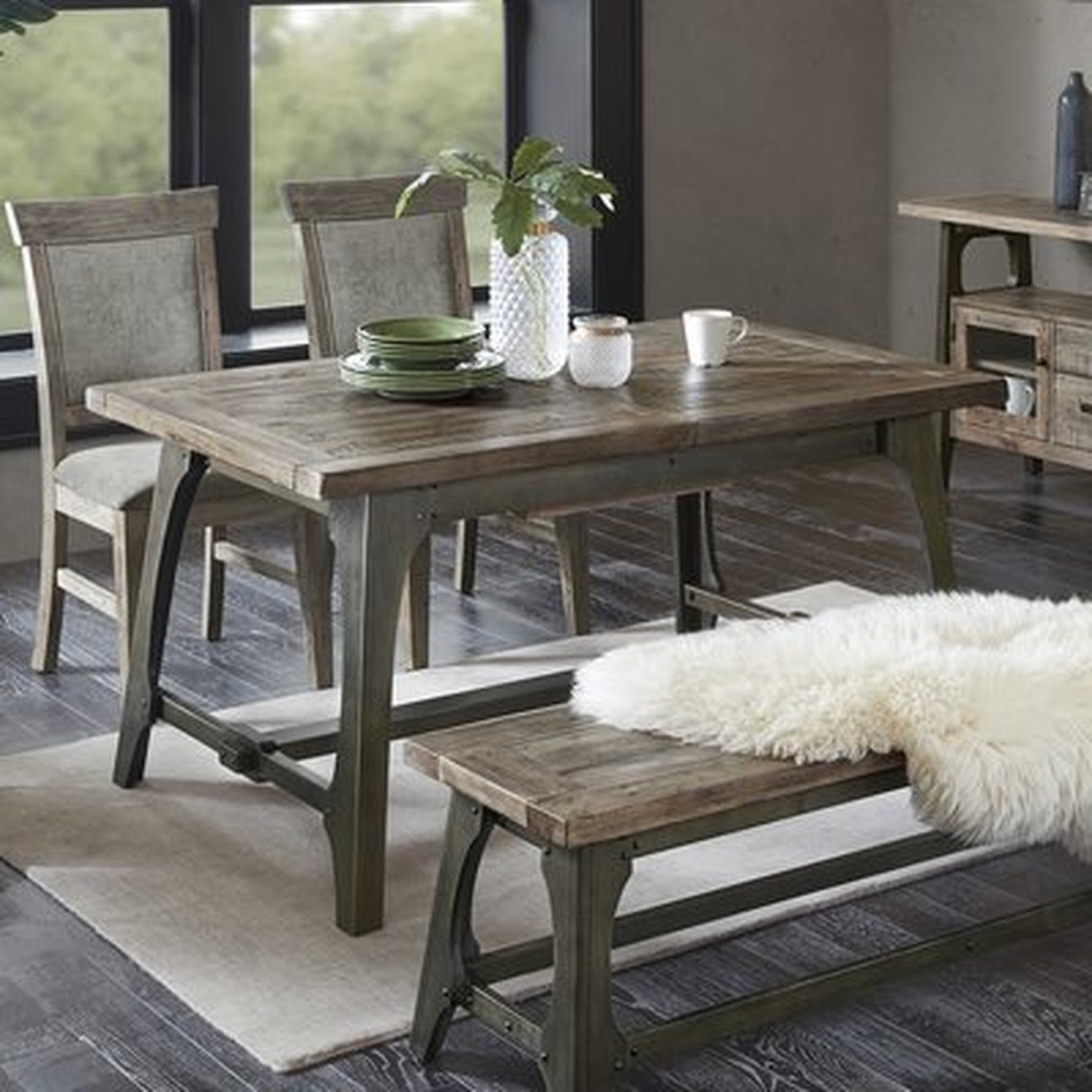 Casimir Extendable Solid Wood Dining Table - Birch Lane