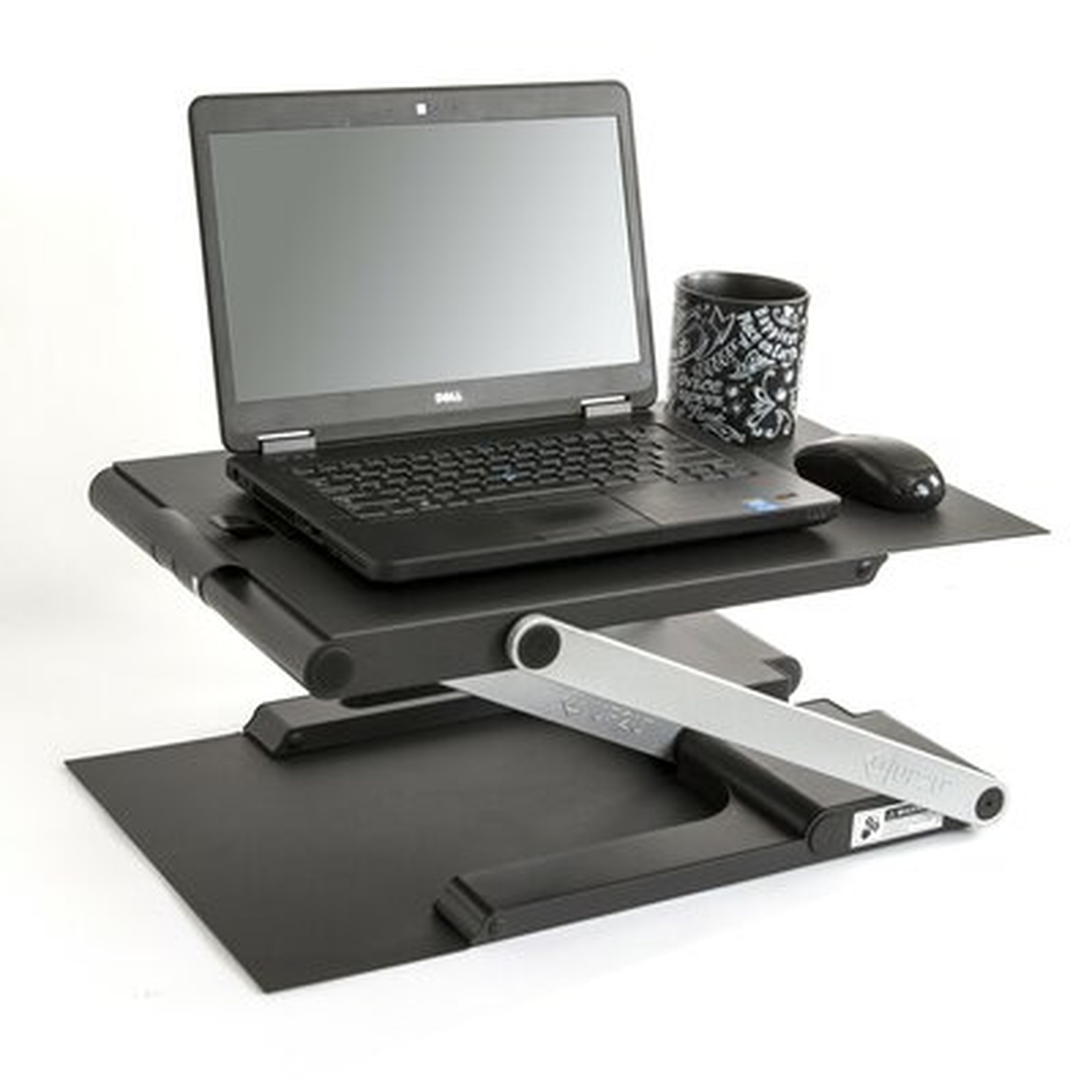 Hassett Height Adjustable Standing Desk Converter - Wayfair