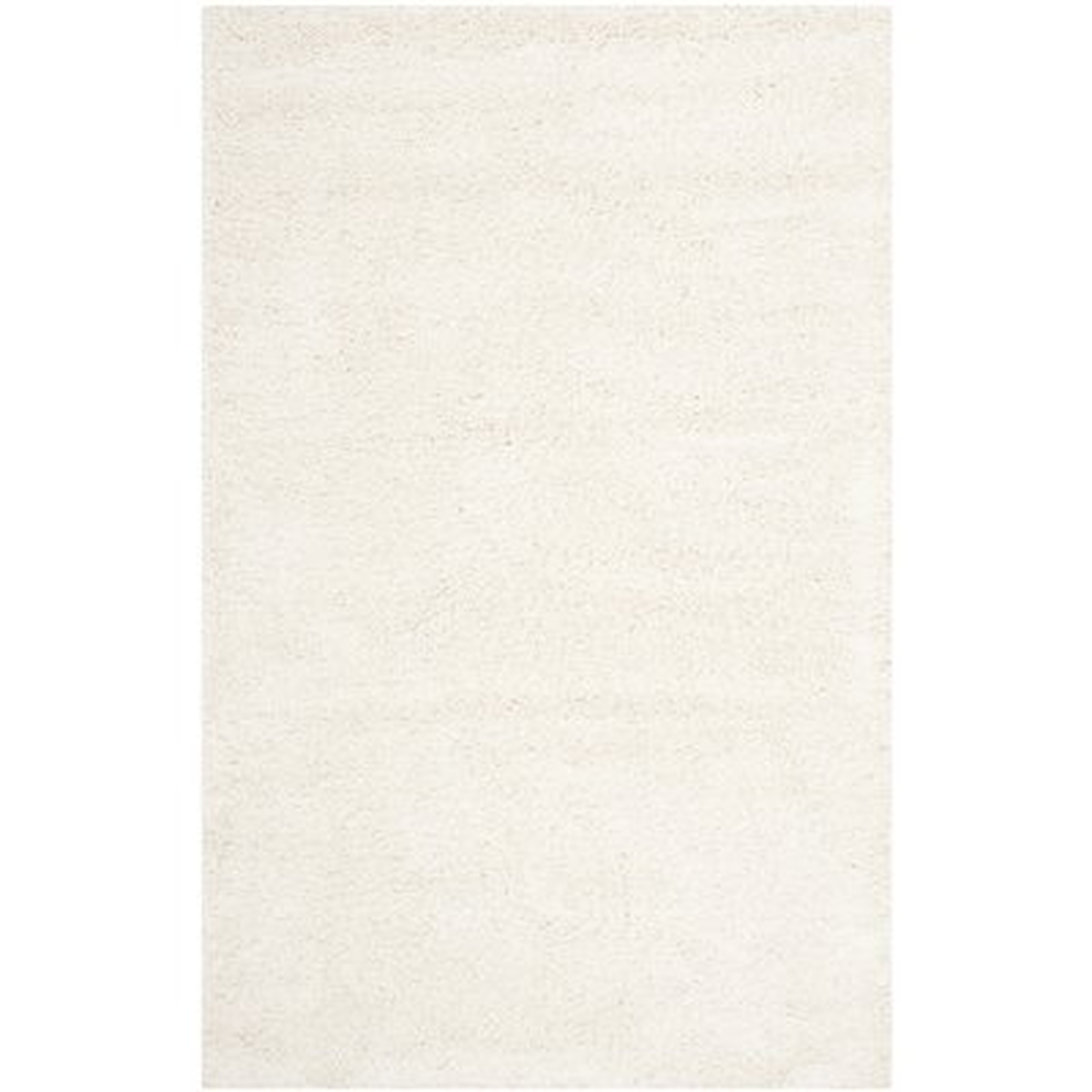 Starr Hill Solid Ivory Area Rug 5'3" x 8' - Wayfair
