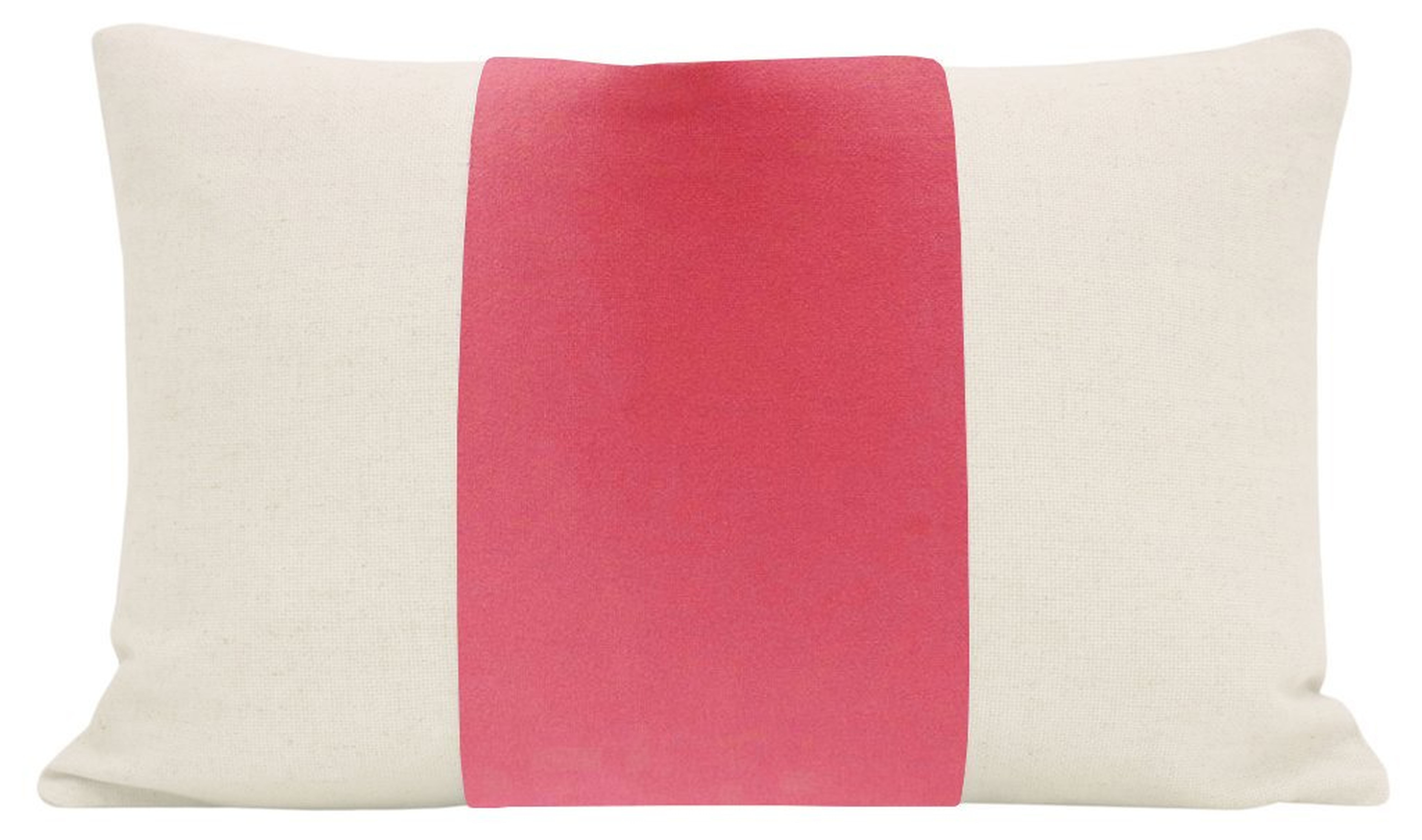 The Little Lumbar :: PANEL Signature Velvet // Rosé Pink - 12" X 18" - Little Design Company