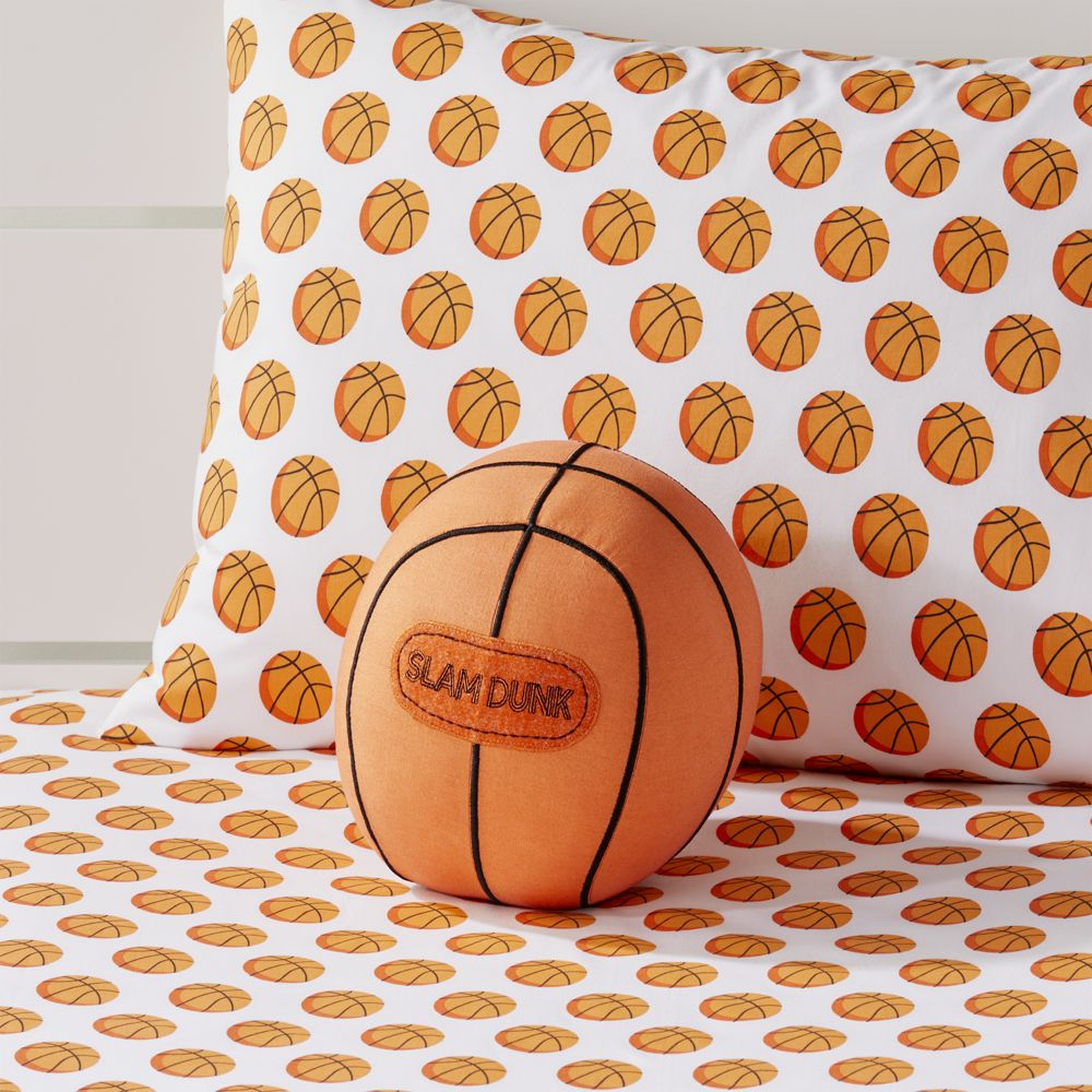 Basketball Throw Pillow - Crate and Barrel