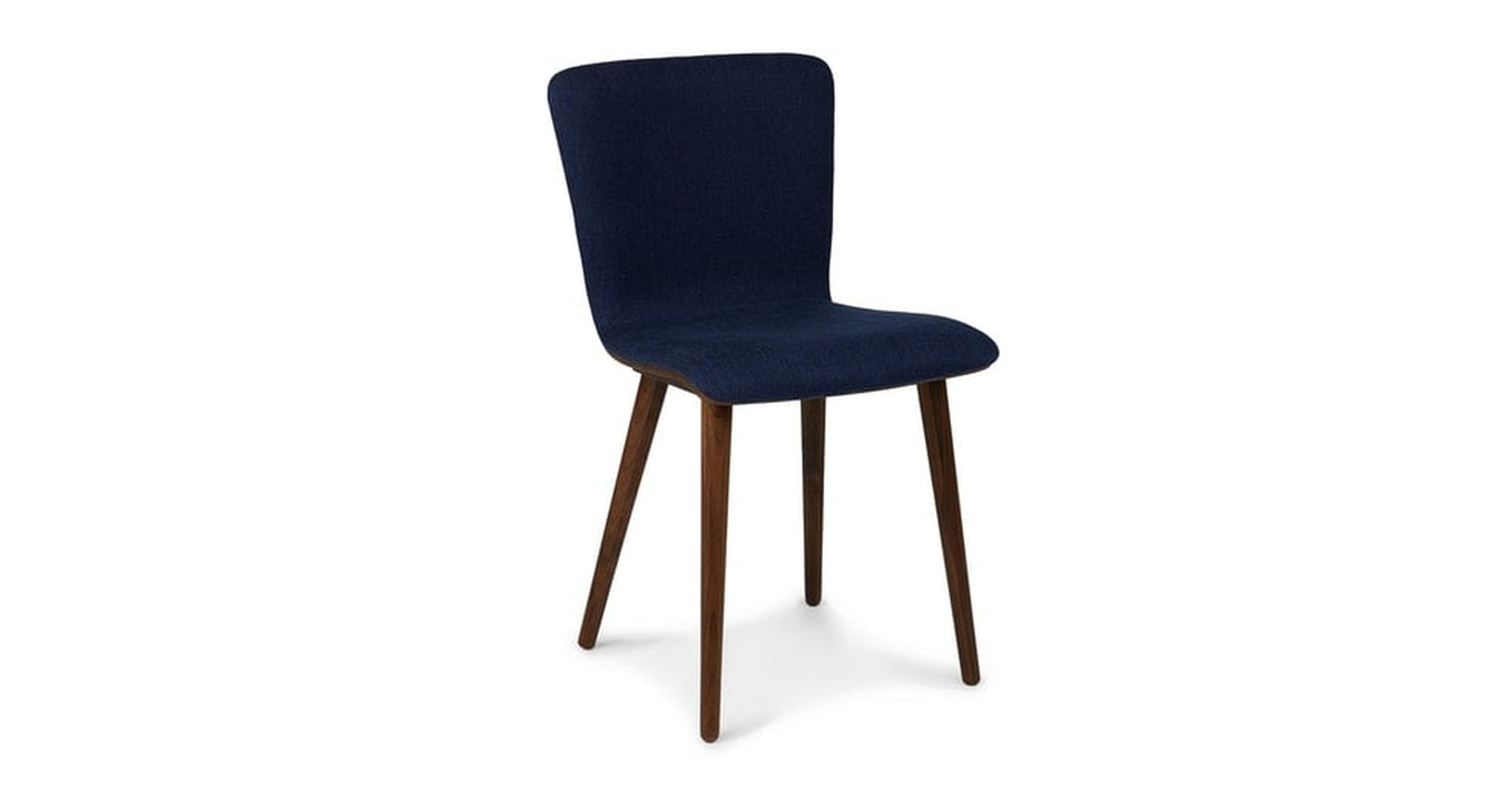 Sede Oceano Blue Walnut Dining Chair (set of 2) - Article