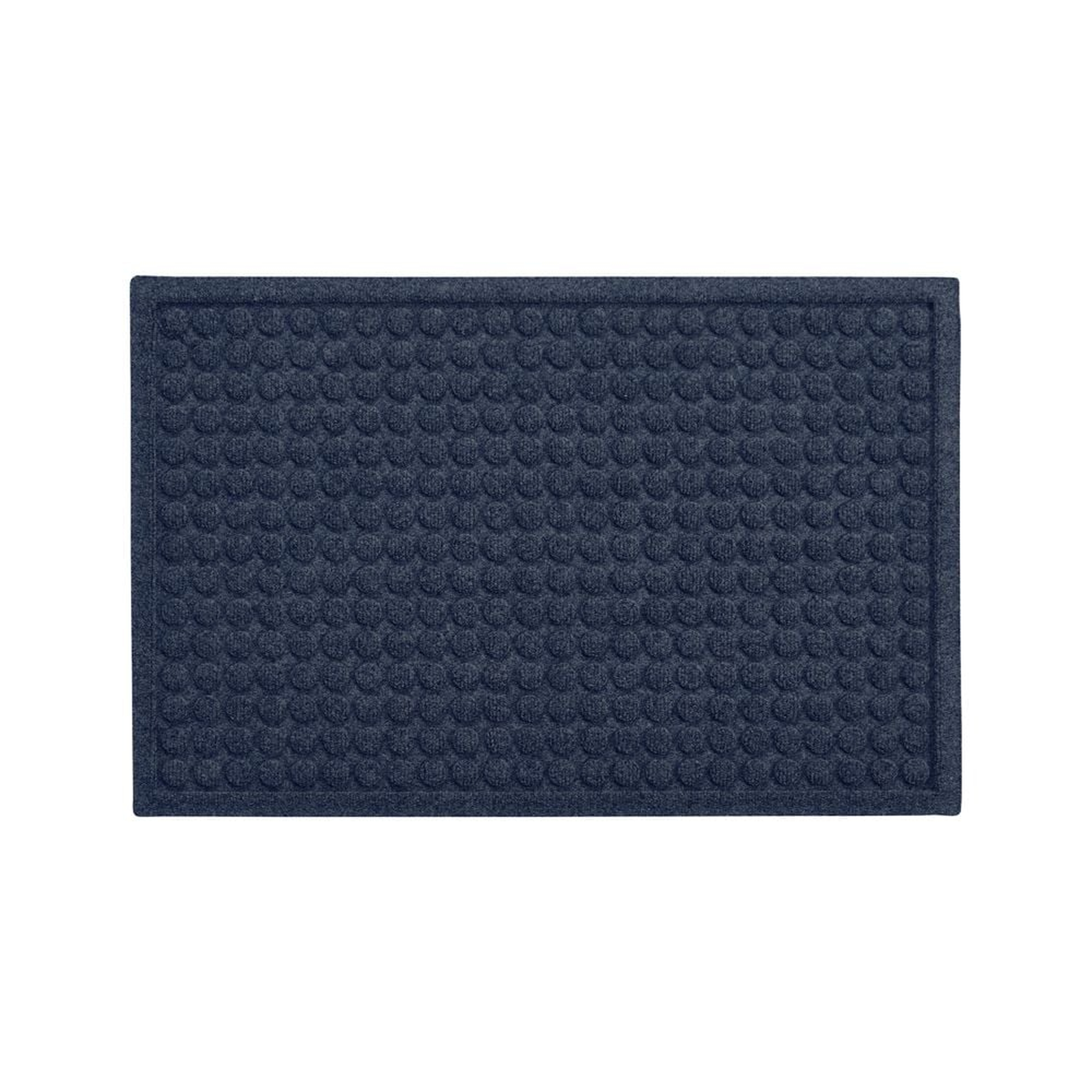 Thirsty Dashes Blue Doormat 22"x34" - Crate and Barrel