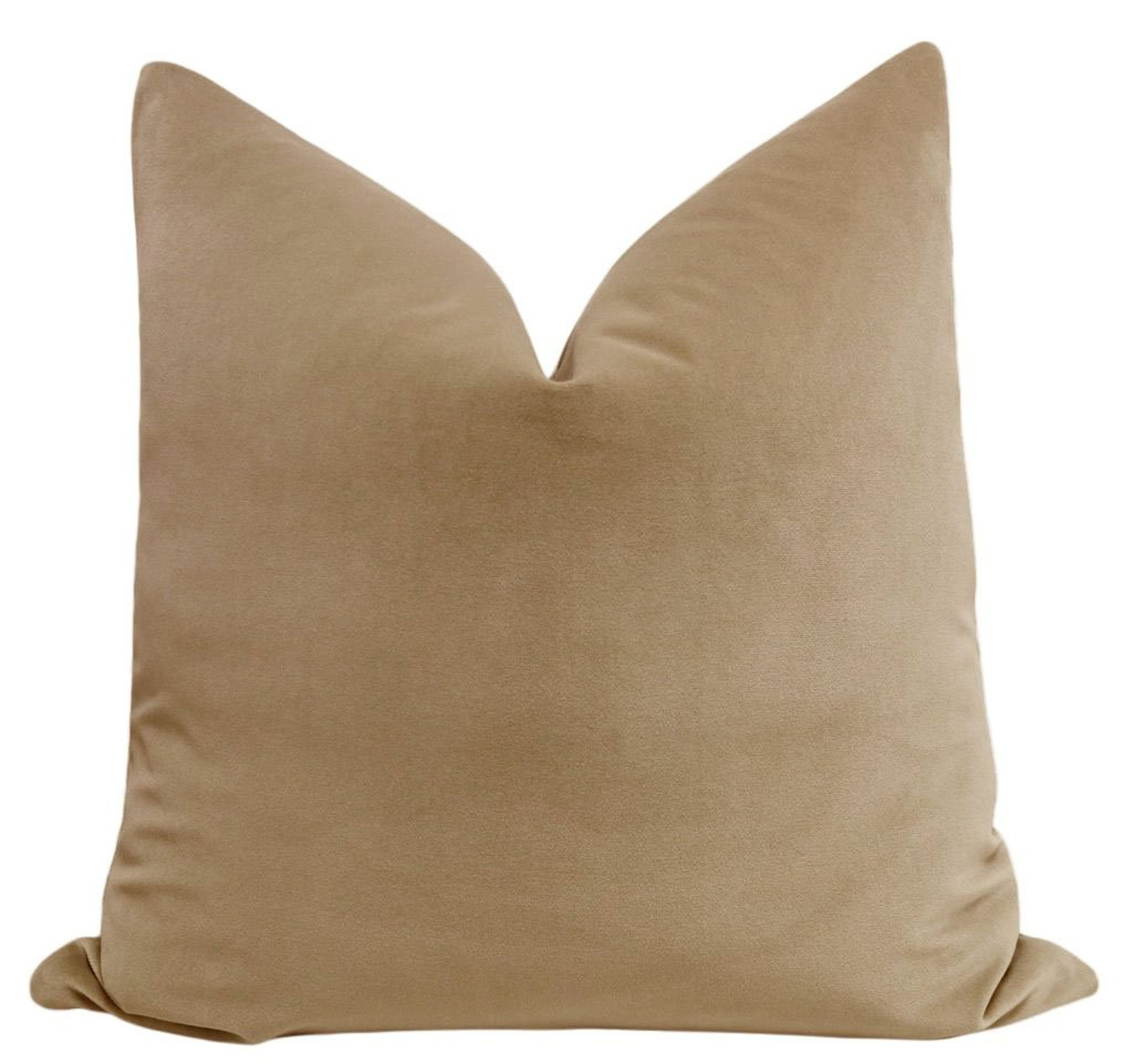 Signature Velvet // Nutmeg - 18" Pillow Cover - Little Design Company