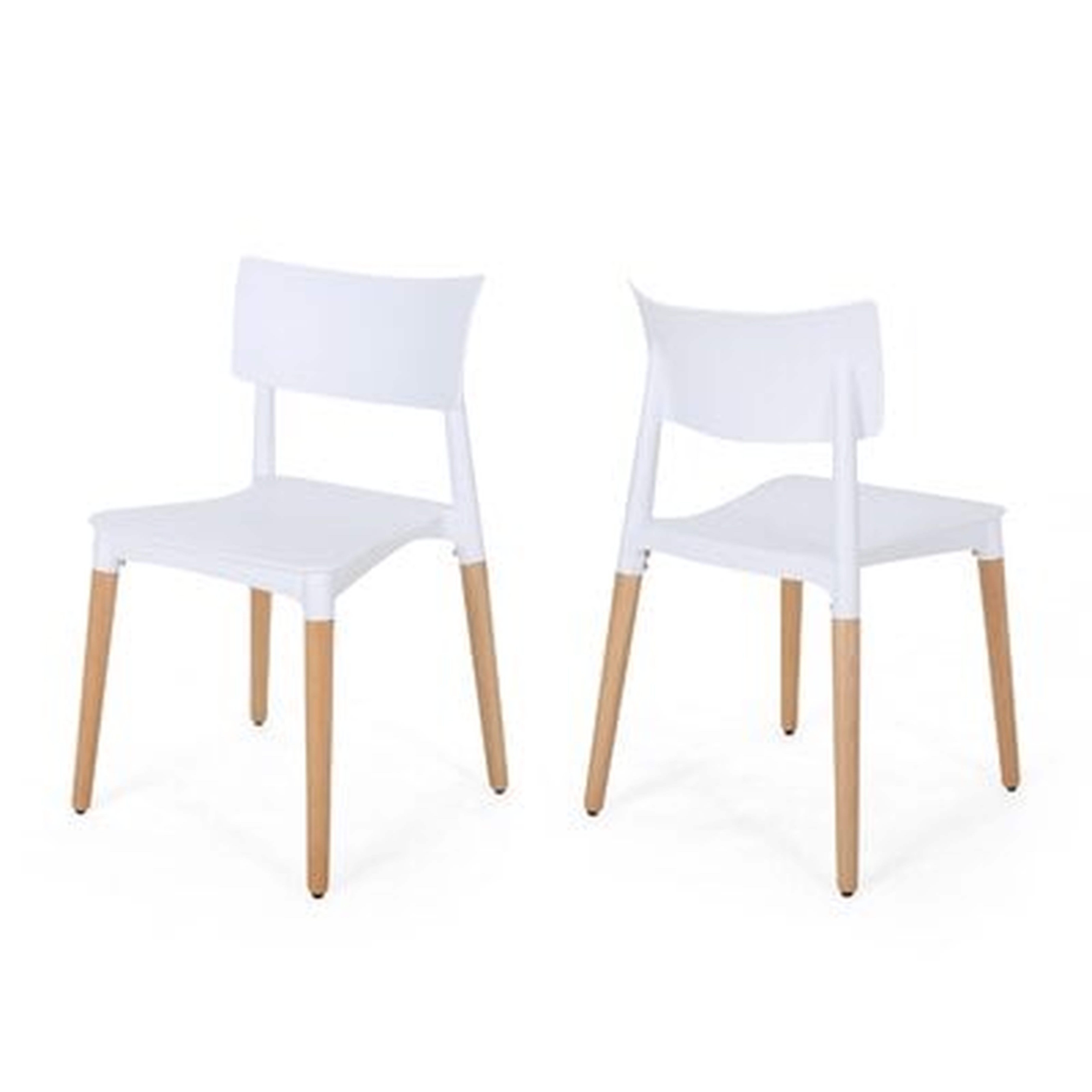 Bohrer Side Chair in Gray (Set of 2) - Wayfair