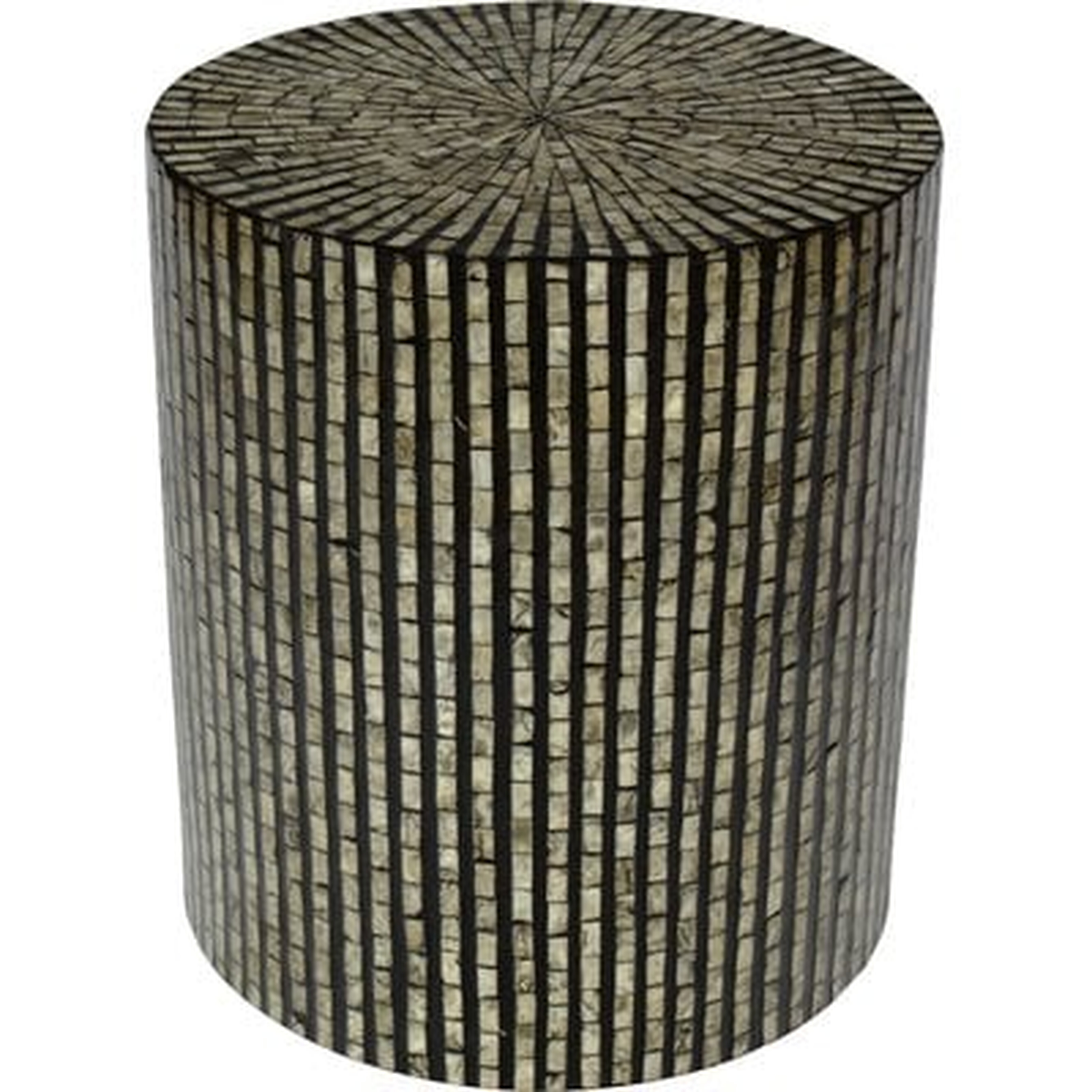 Craig Drum End Table - Wayfair