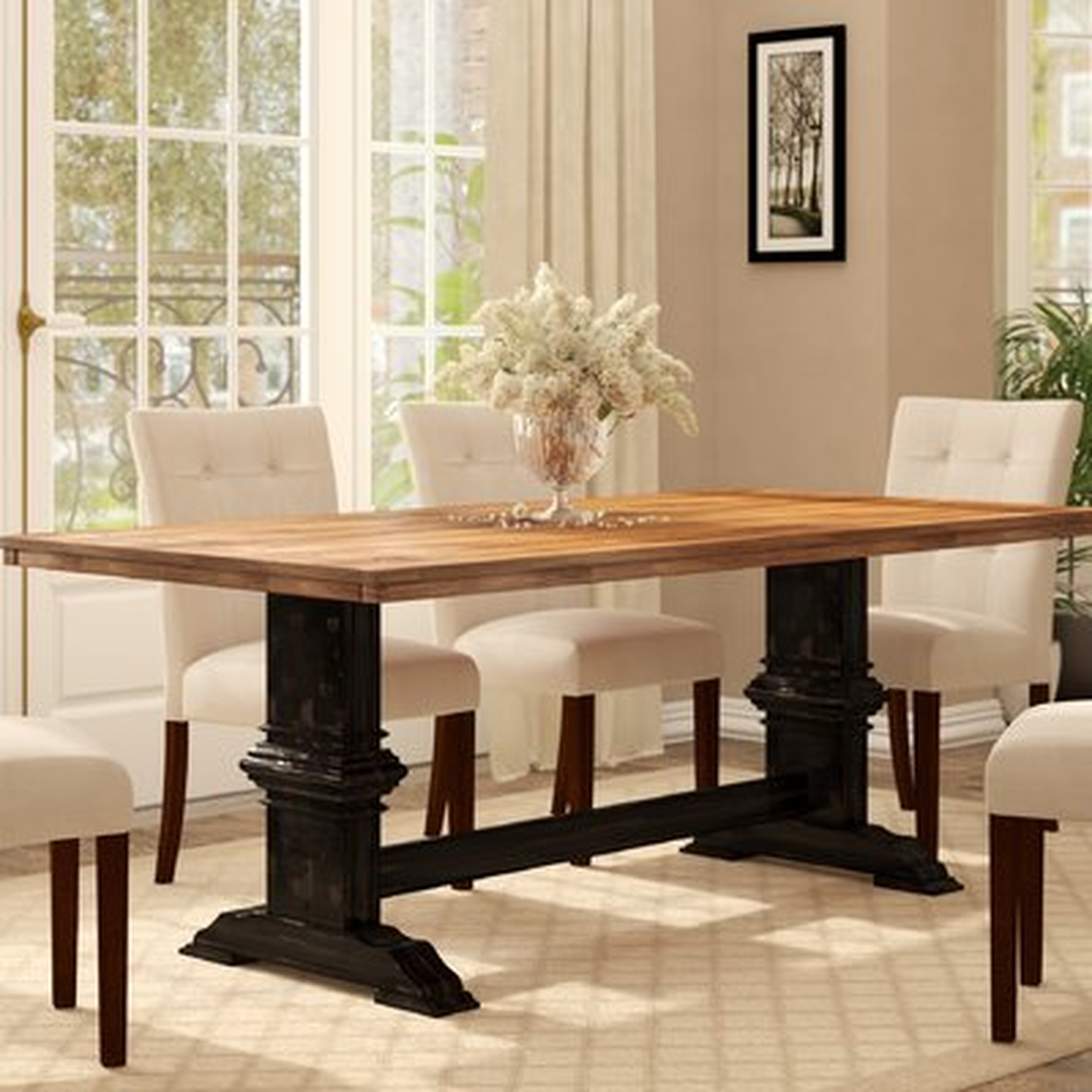 Callisburg Solid Wood Dining Table - Wayfair