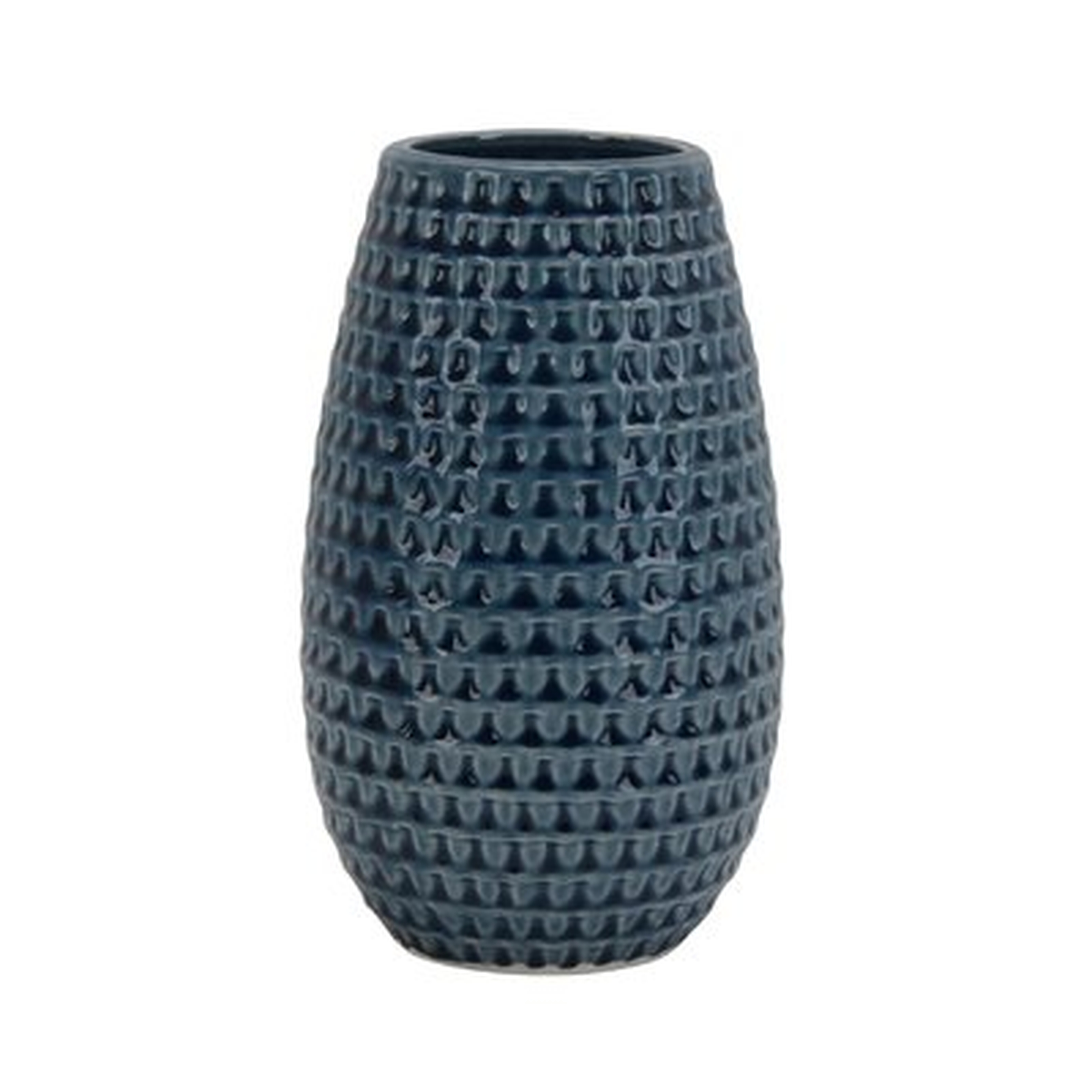 Nalani Hammered Ceramic Table Vase - Wayfair