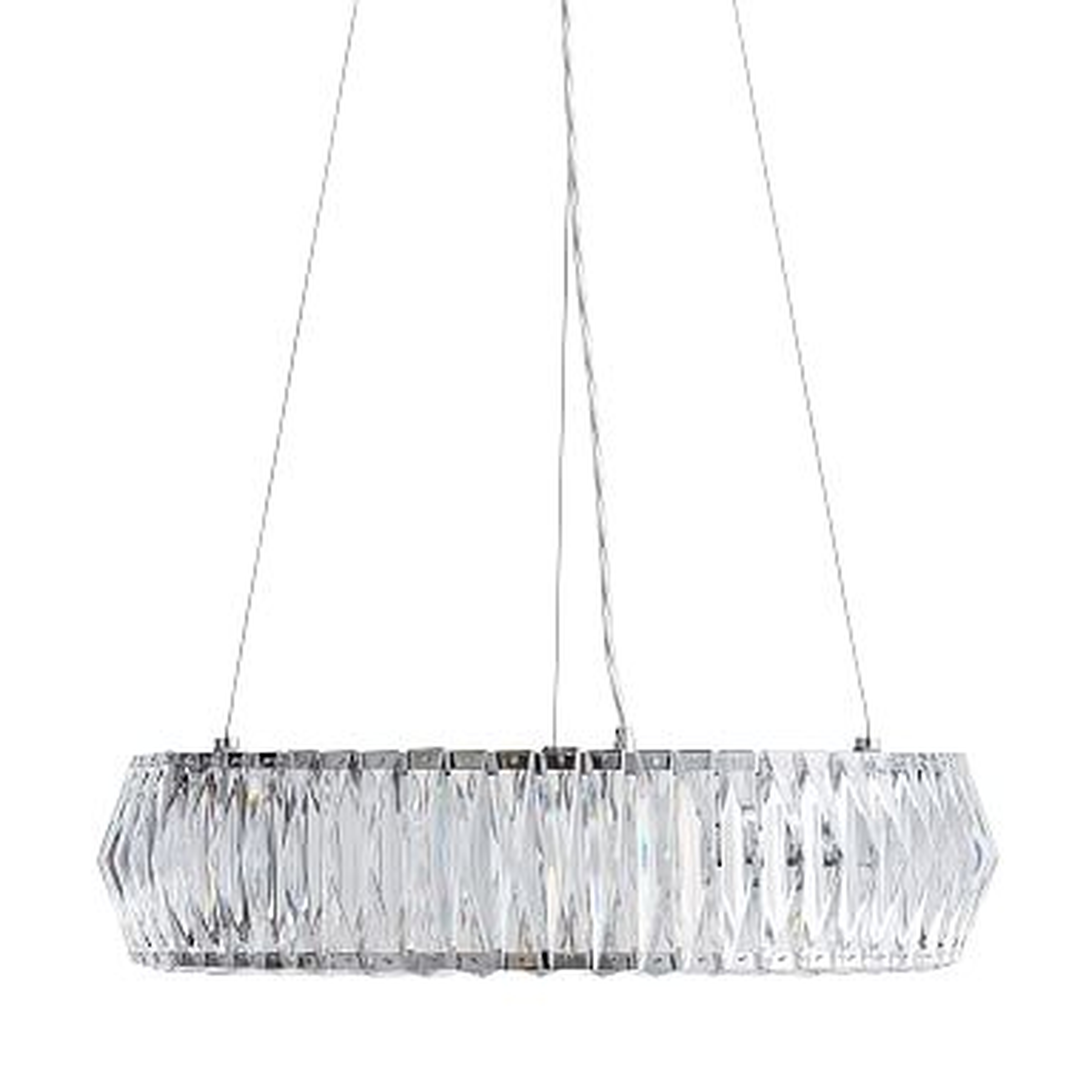 Round Crystal Chandelier - Pottery Barn Teen