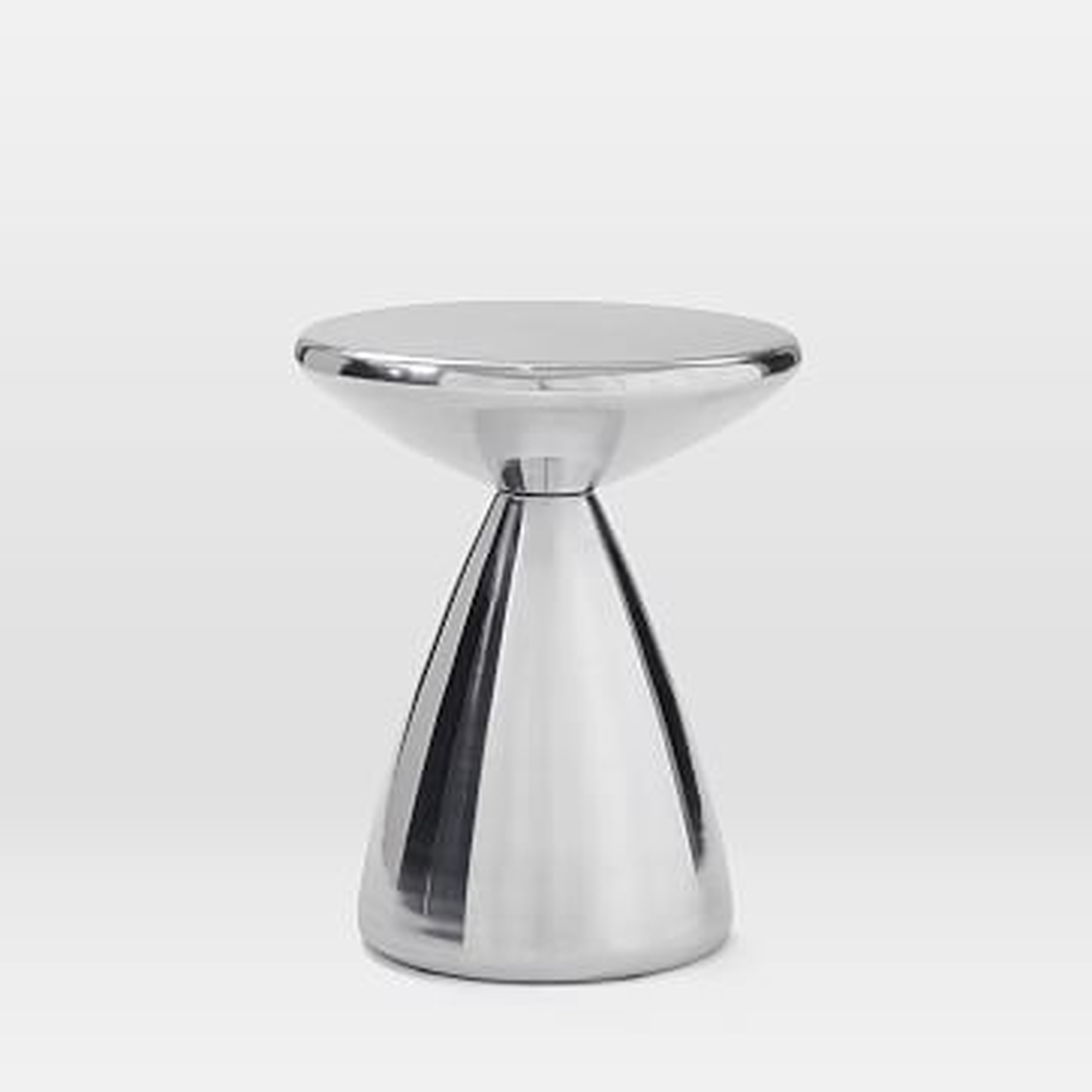 Cosmo Side Table, Silver - West Elm