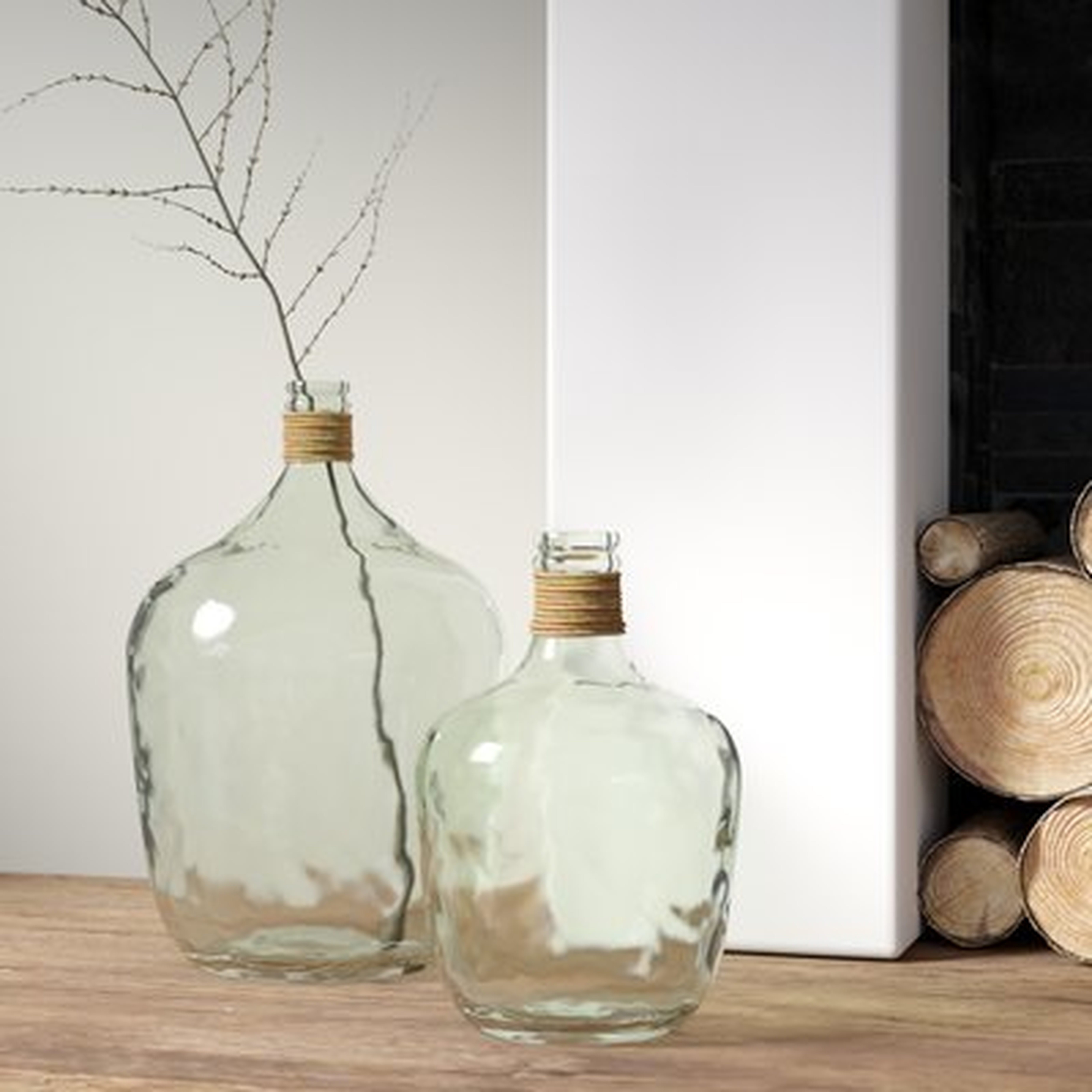 Belton Recycled Glass Table Vase - Wayfair