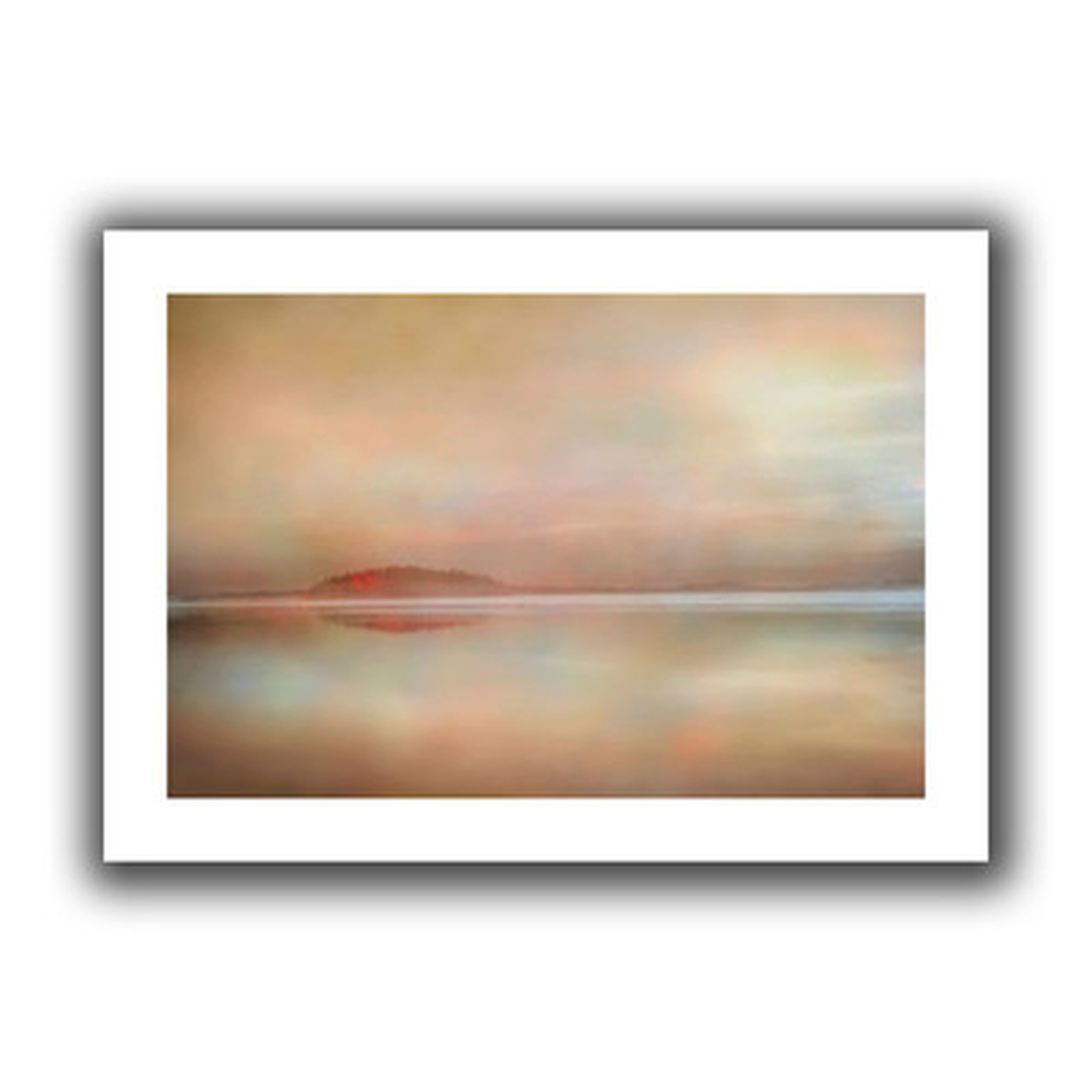 Landscape Sunset' by Cora Niele  Painting Print on Rolled Canvas - Wayfair