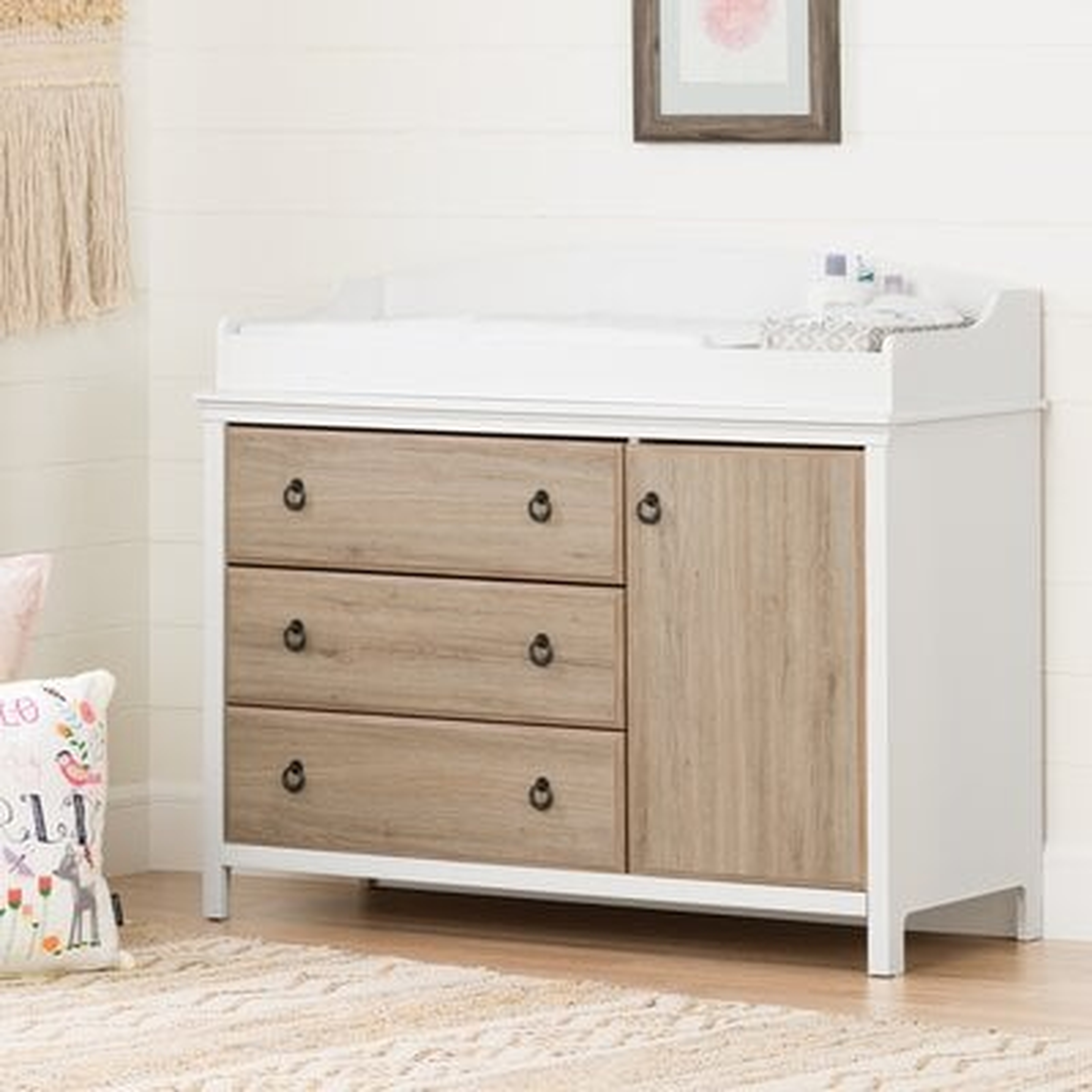 Cotton Candy Changing Table With Station - Wayfair