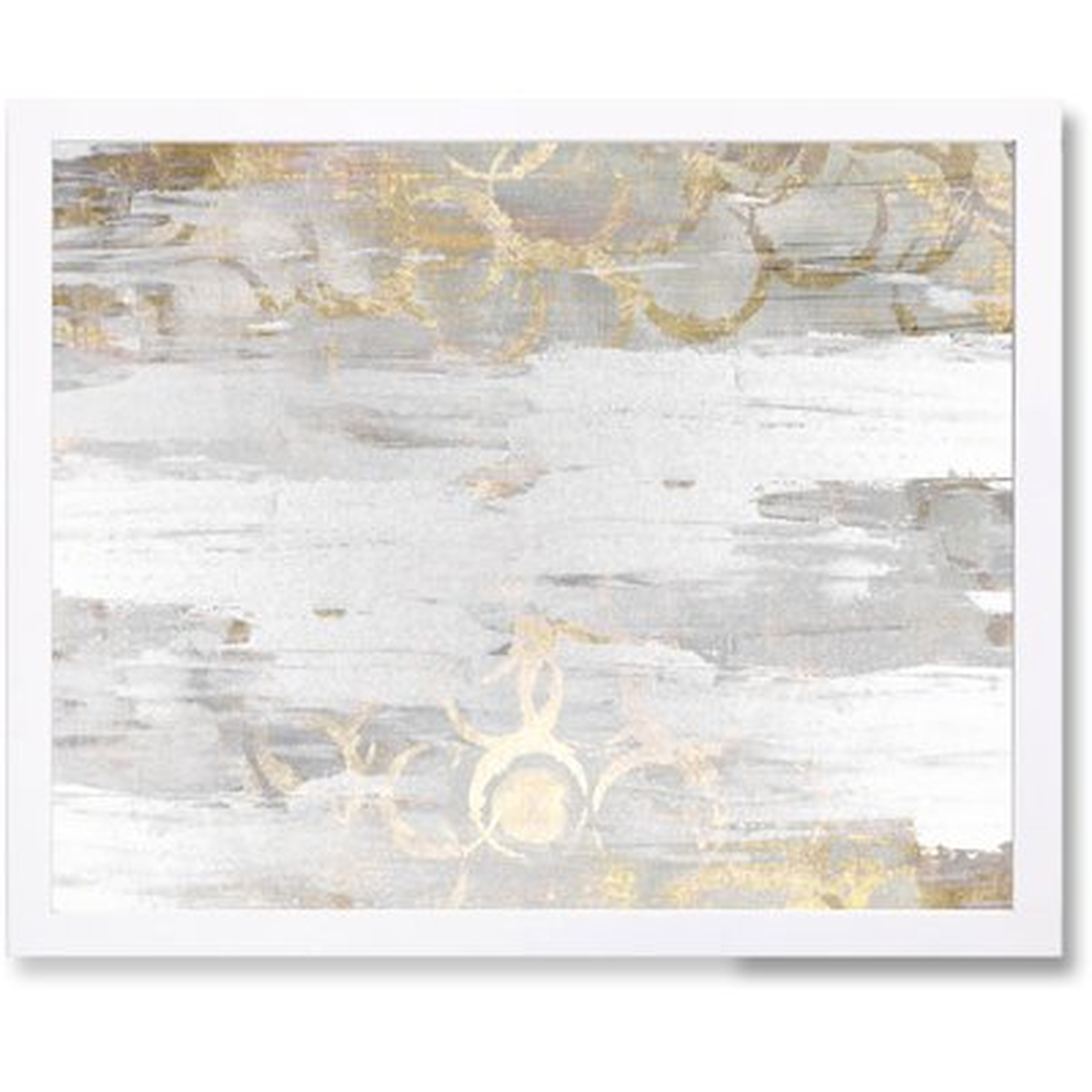 'Elegance Abstract Art' Wrapped Canvas Print - AllModern