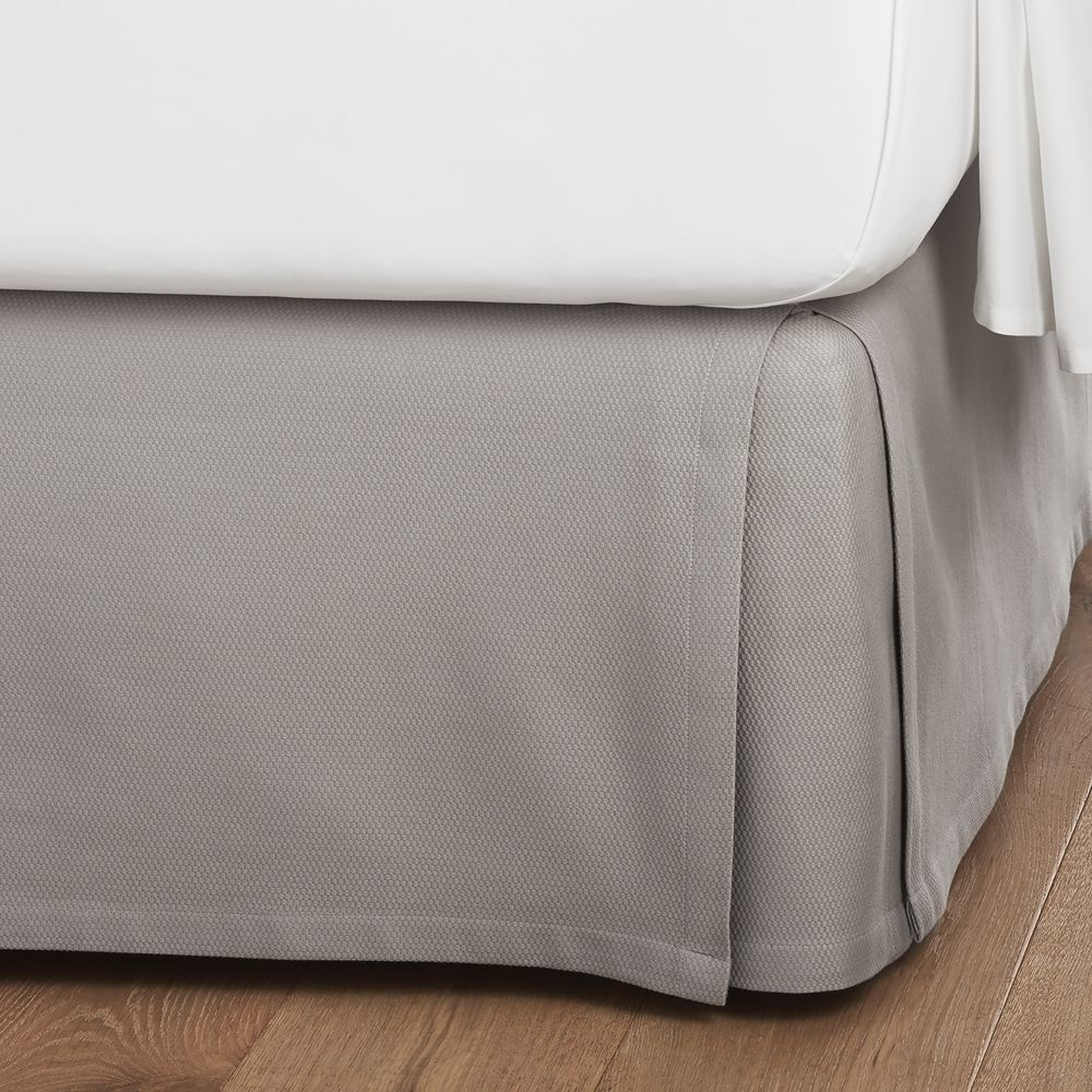 Grey King Bedskirt - Crate and Barrel