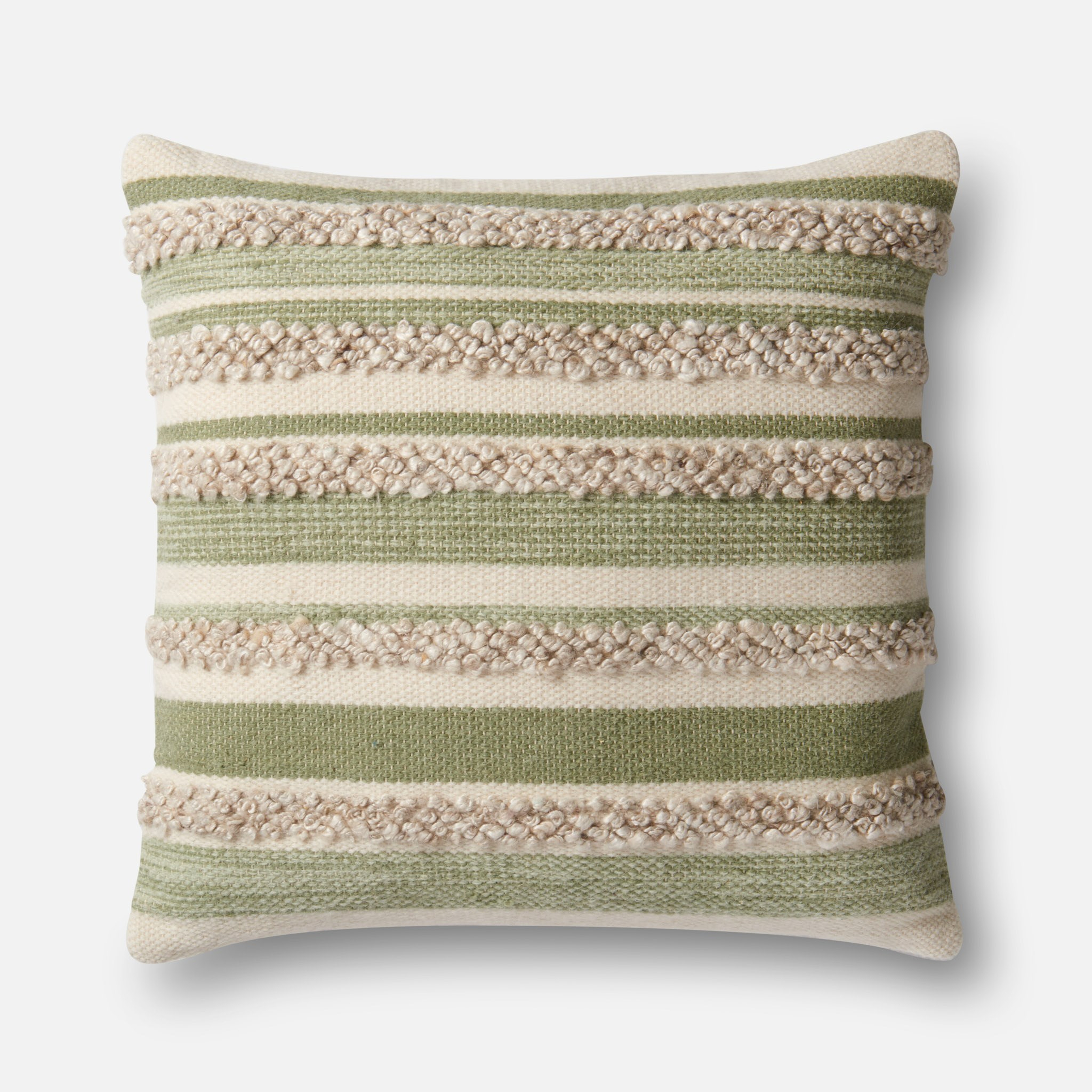 PILLOWS - SAGE / IVORY - Magnolia Home by Joana Gaines Crafted by Loloi Rugs