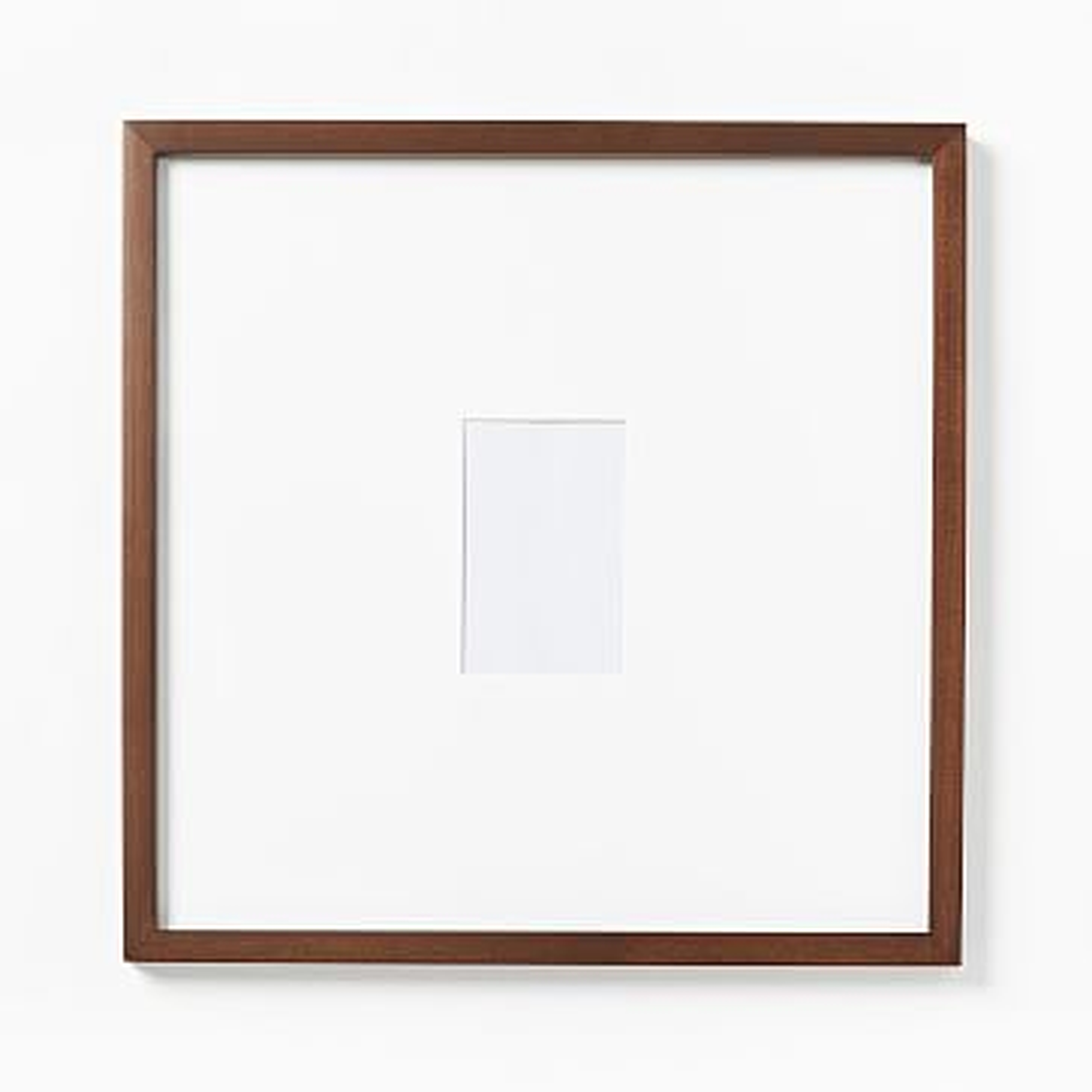 Gallery Frames, Dark Walnut, 4"x6"/17"x17" - West Elm